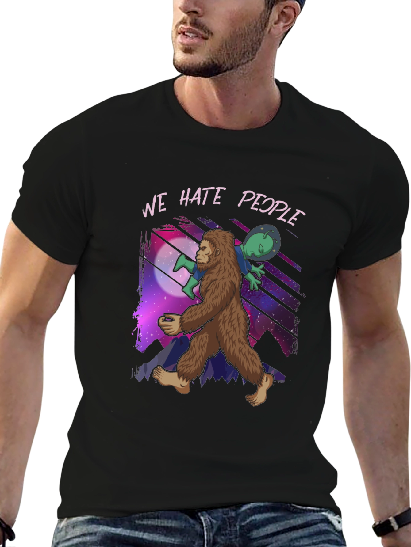 We Hate People Graphic T-Shirt