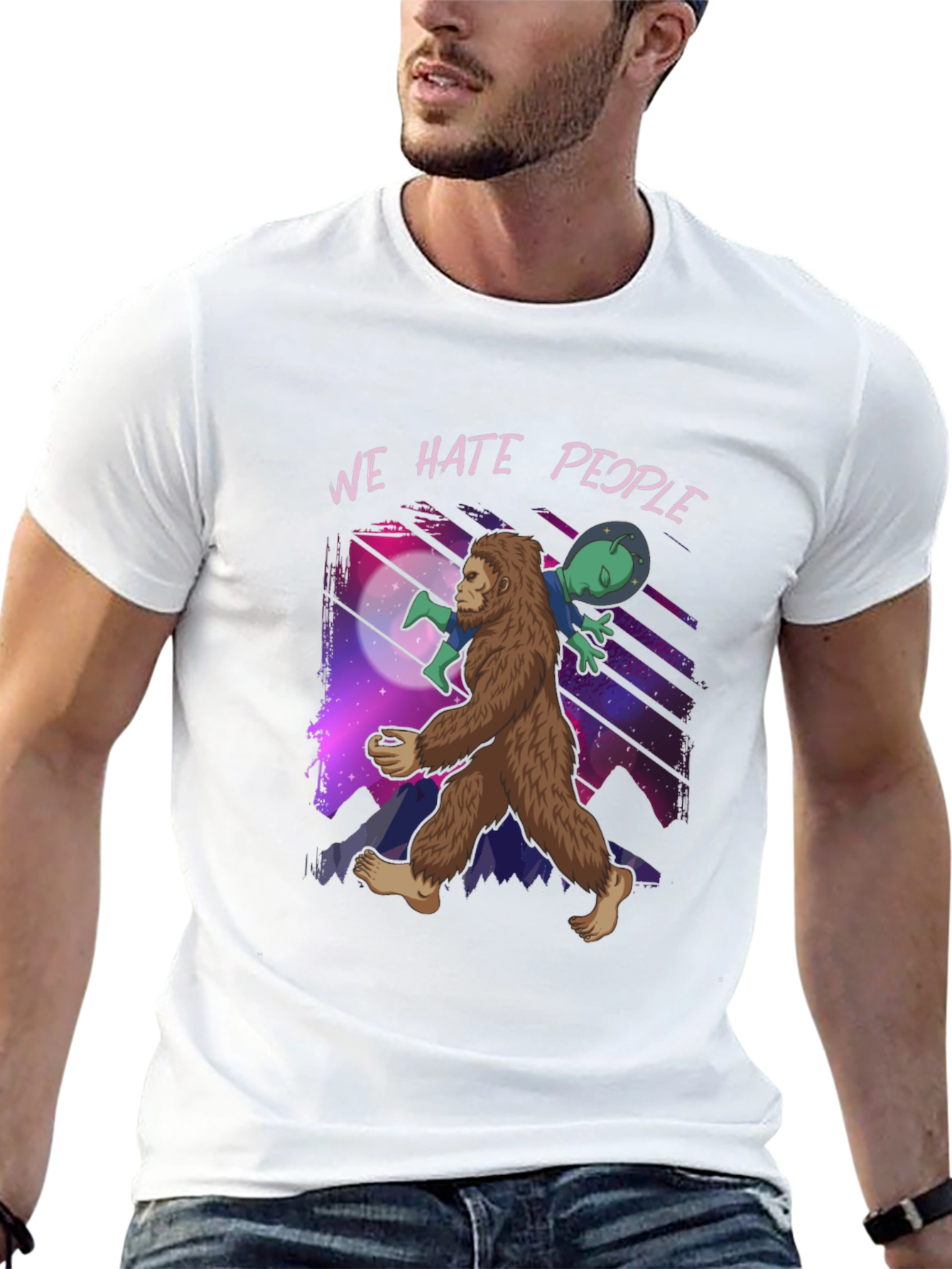 We Hate People Graphic T-Shirt