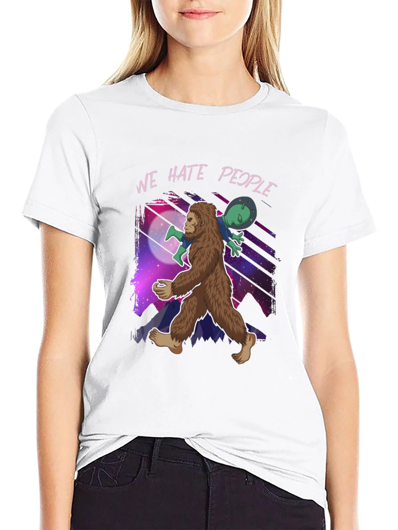 We Hate People Graphic T-Shirt