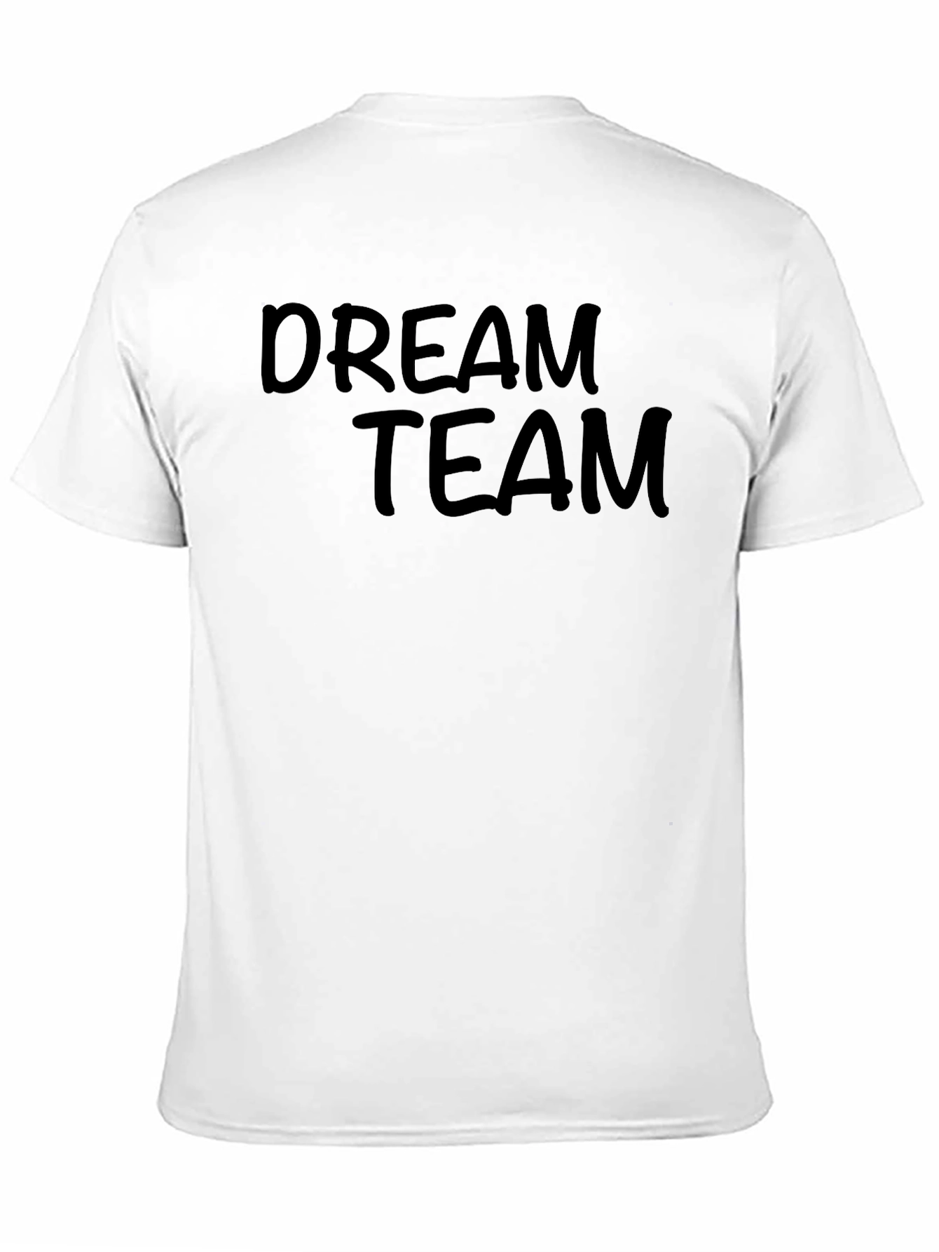 Dream Team Black Cotton Graphic Tee