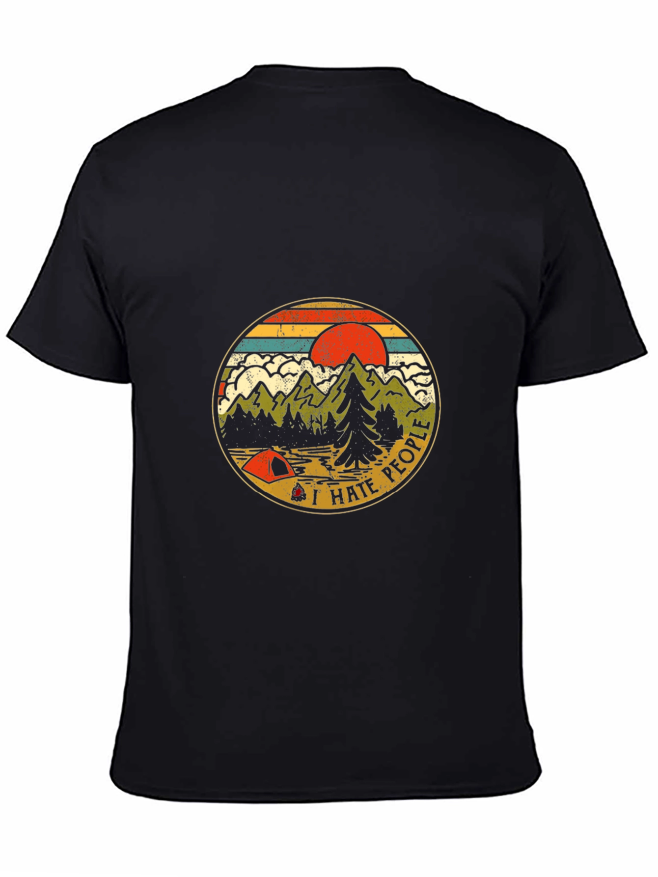 I Hate People Camping Graphic T-Shirt
