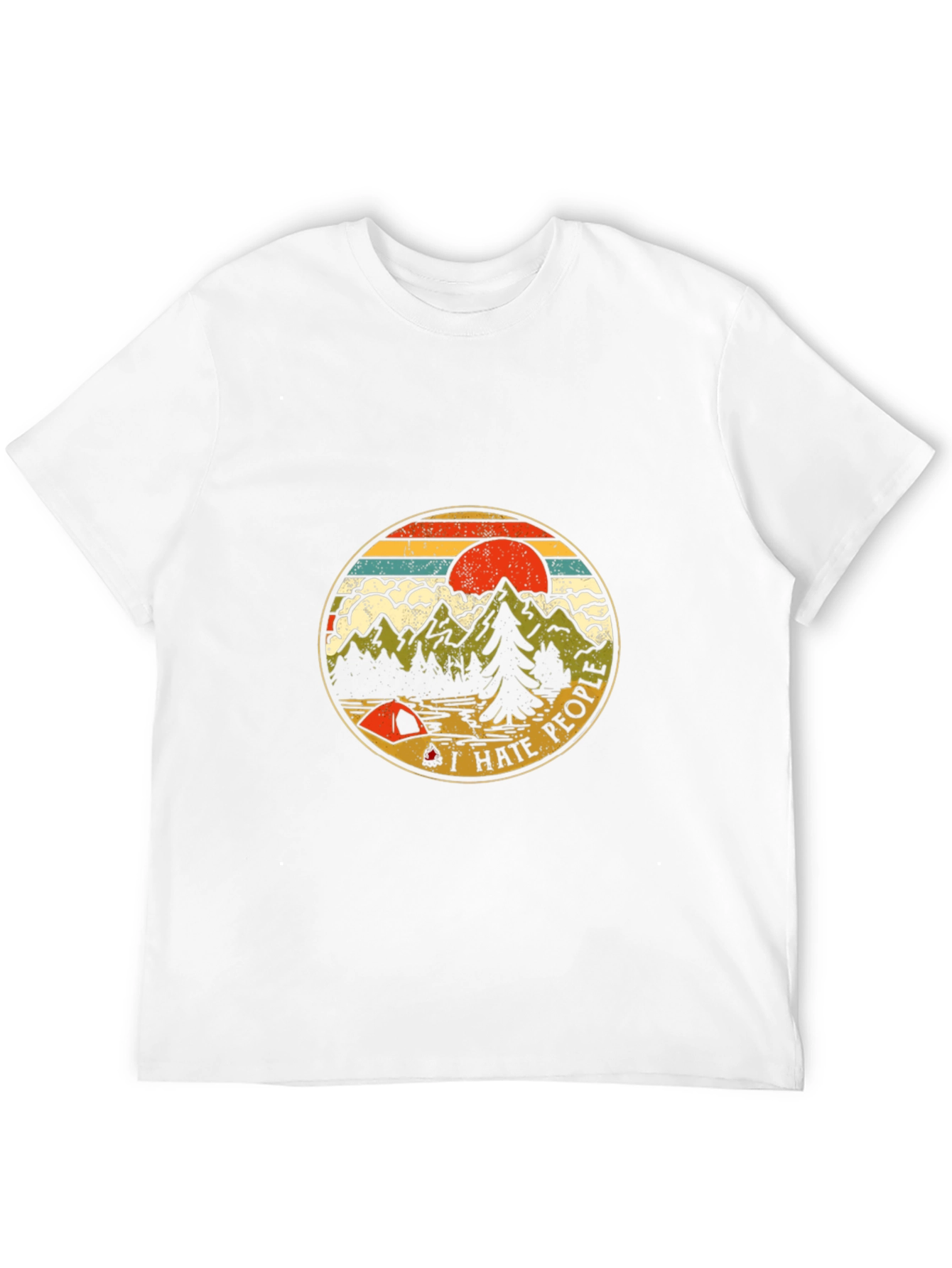 I Hate People Camping Graphic T-Shirt