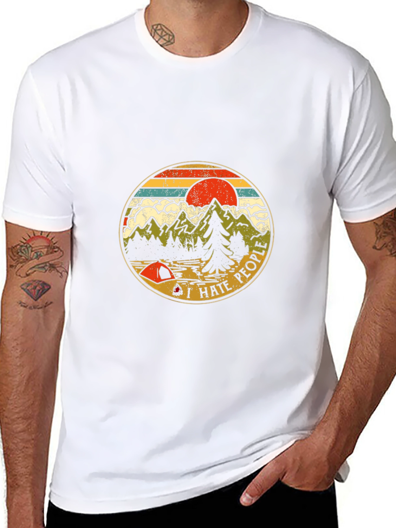 I Hate People Camping Graphic T-Shirt