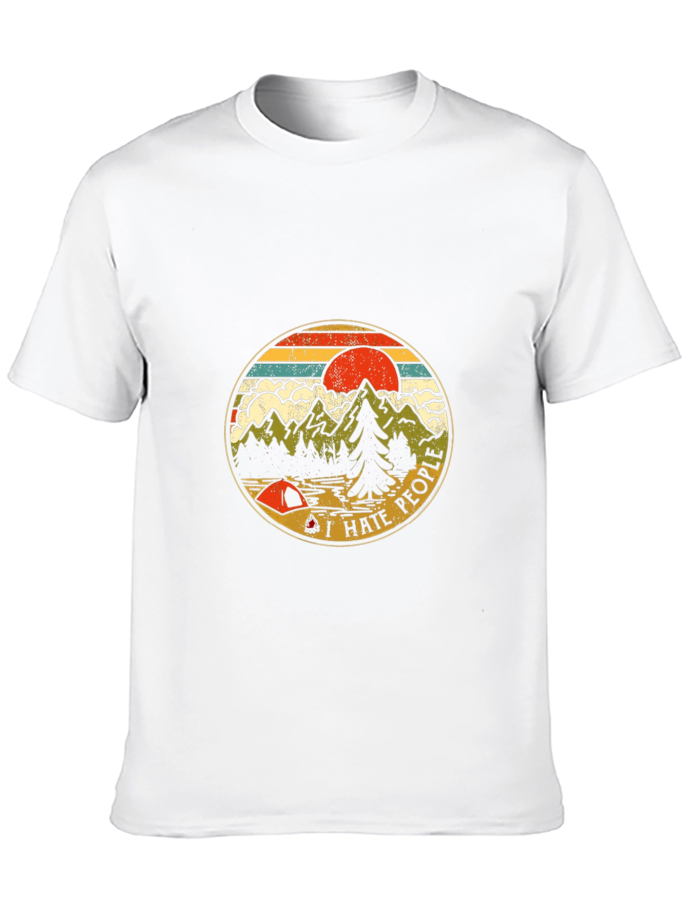 I Hate People Camping Graphic T-Shirt
