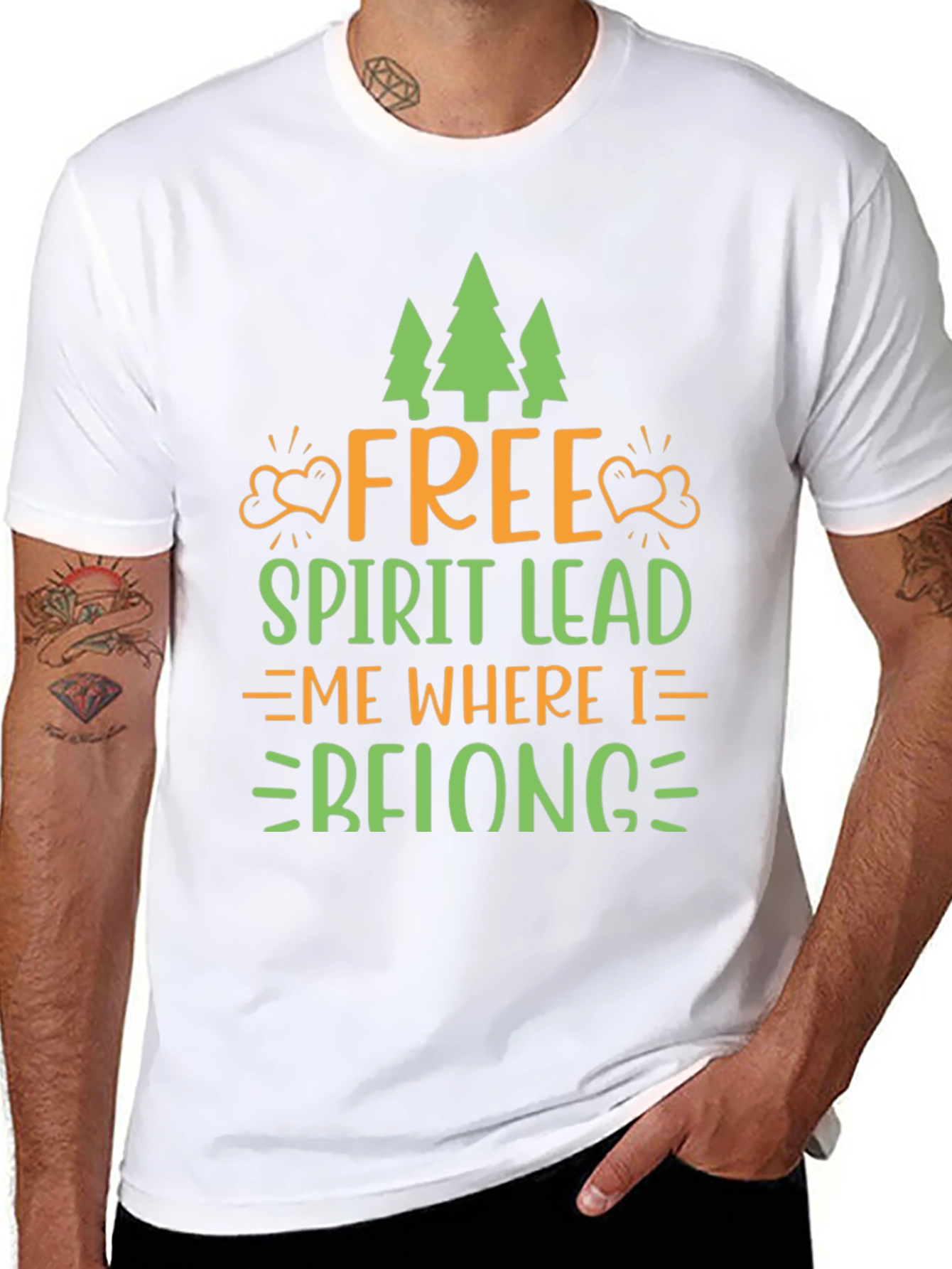 Free Spirit Graphic Tee - Nature Inspired T-Shirt