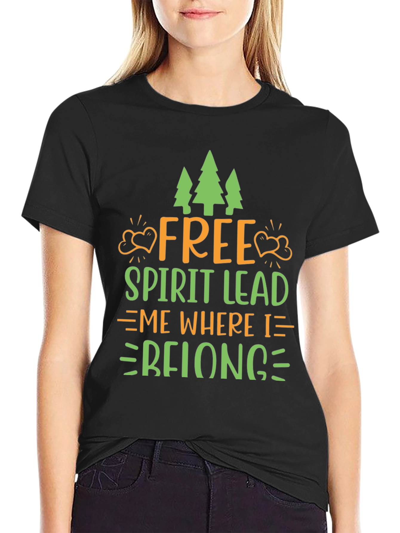 Free Spirit Graphic Tee - Nature Inspired T-Shirt