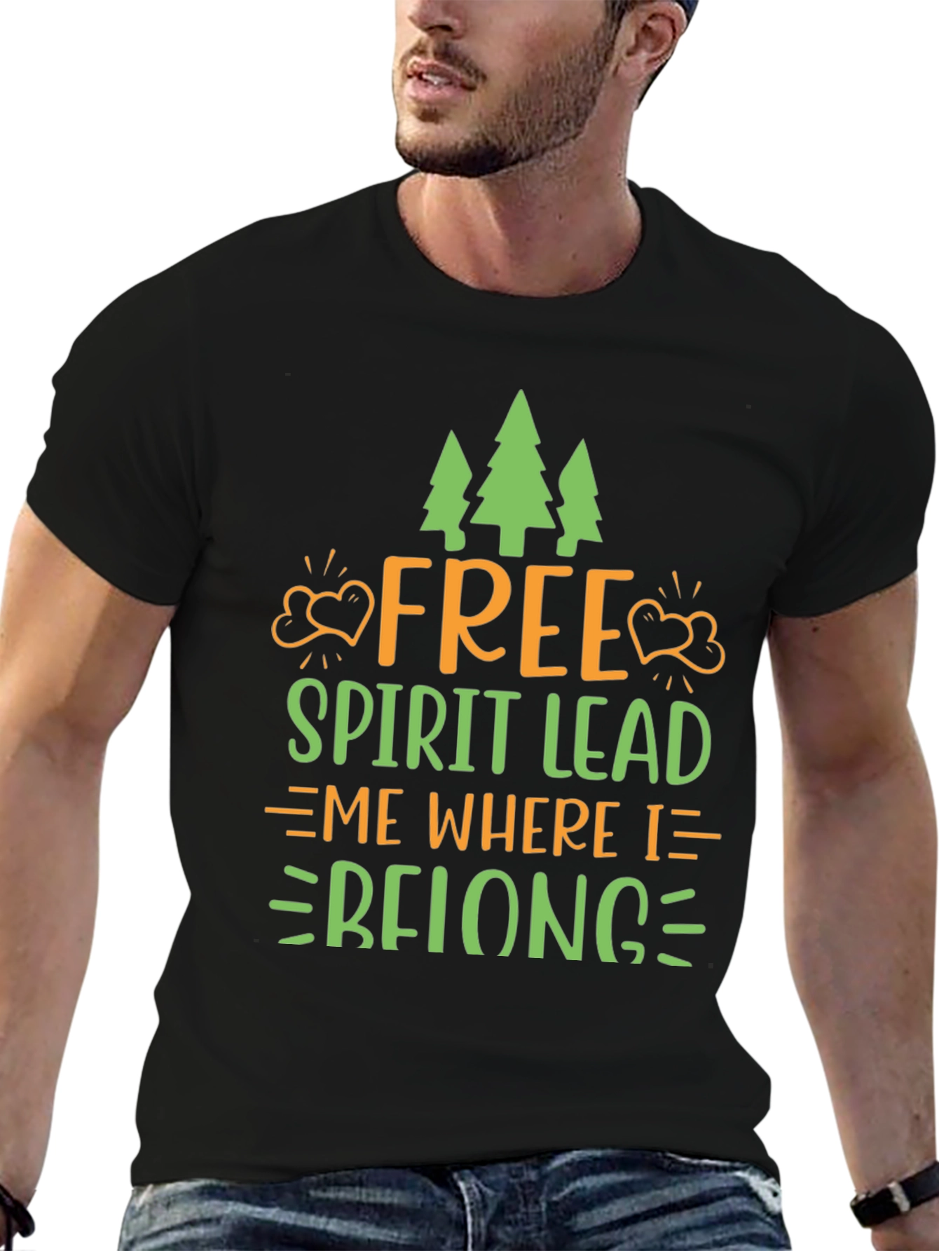 Free Spirit Graphic Tee - Nature Inspired T-Shirt