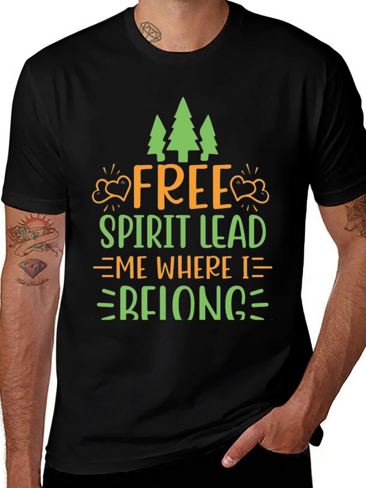 Free Spirit Graphic Tee - Nature Inspired T-Shirt