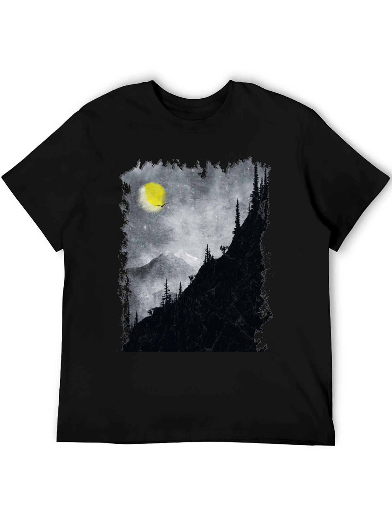 Mountain Bike Silhouette Graphic Tee - Adventure Ready