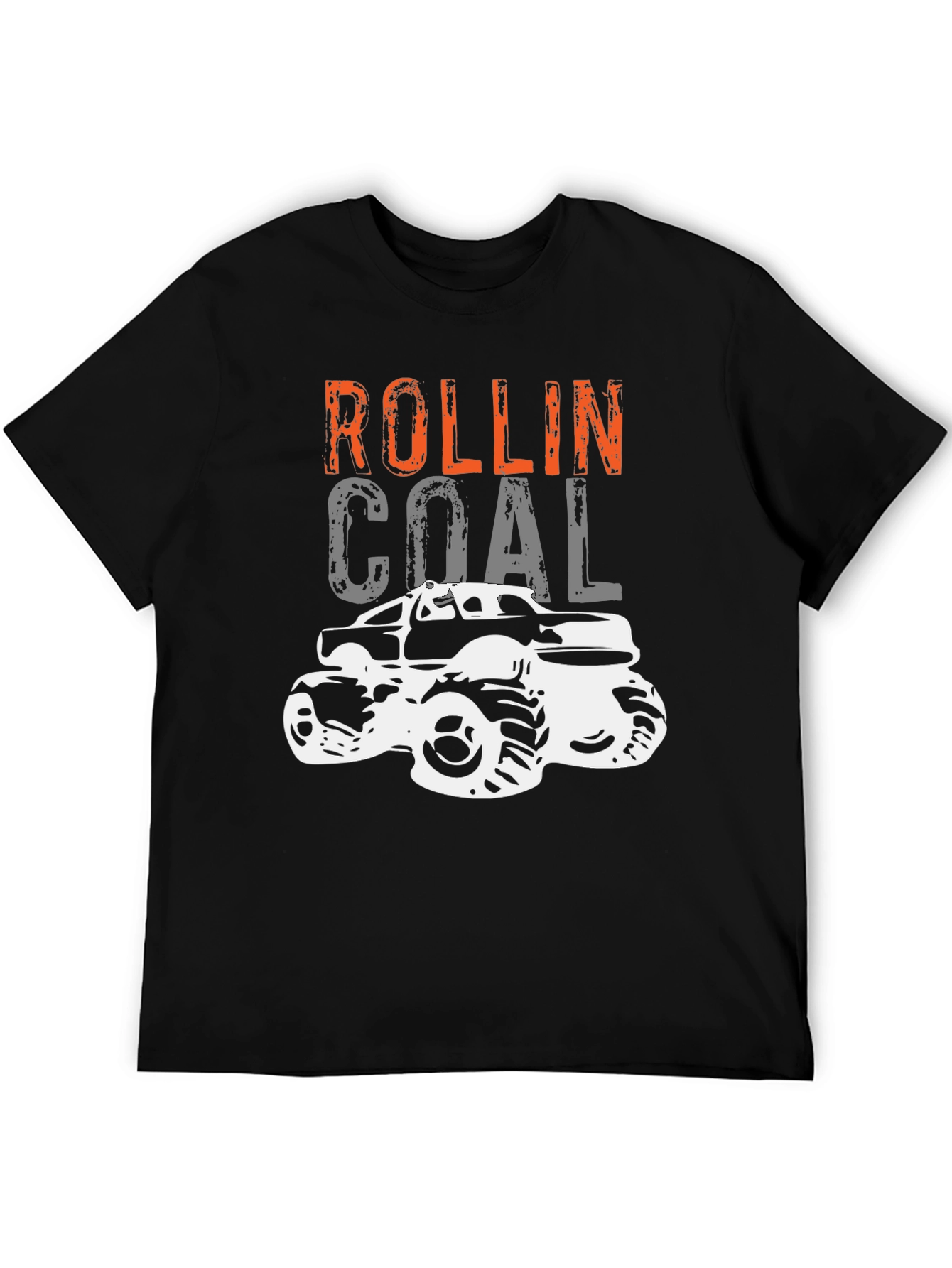 Rollin Coal T-Shirt - Black Monster Truck Graphic Tee