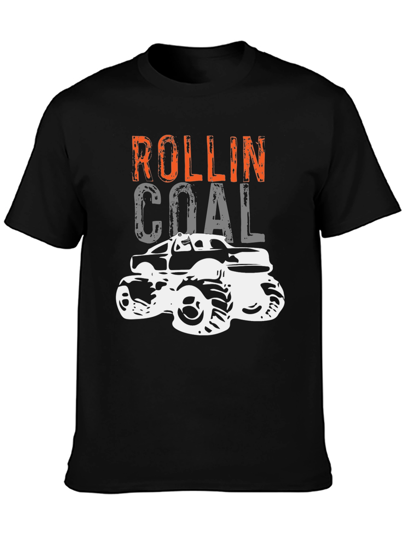 Rollin Coal T-Shirt - Black Monster Truck Graphic Tee
