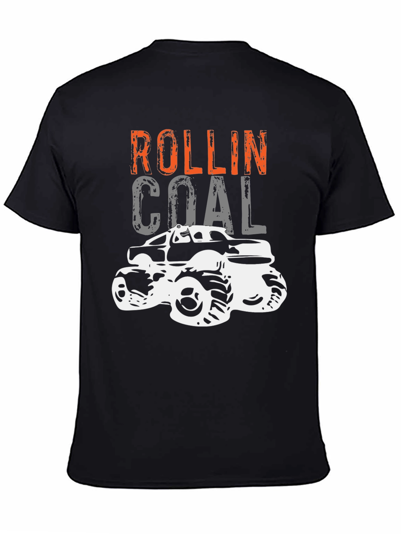 Rollin Coal T-Shirt - Black Monster Truck Graphic Tee