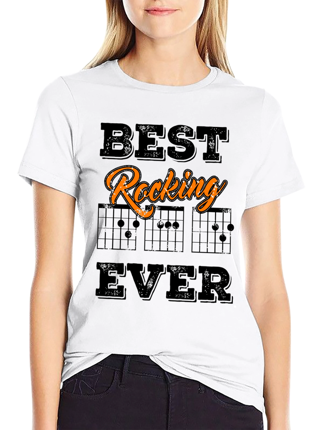 Best Rocking Ever Guitar T-Shirt - Music Lover Gift