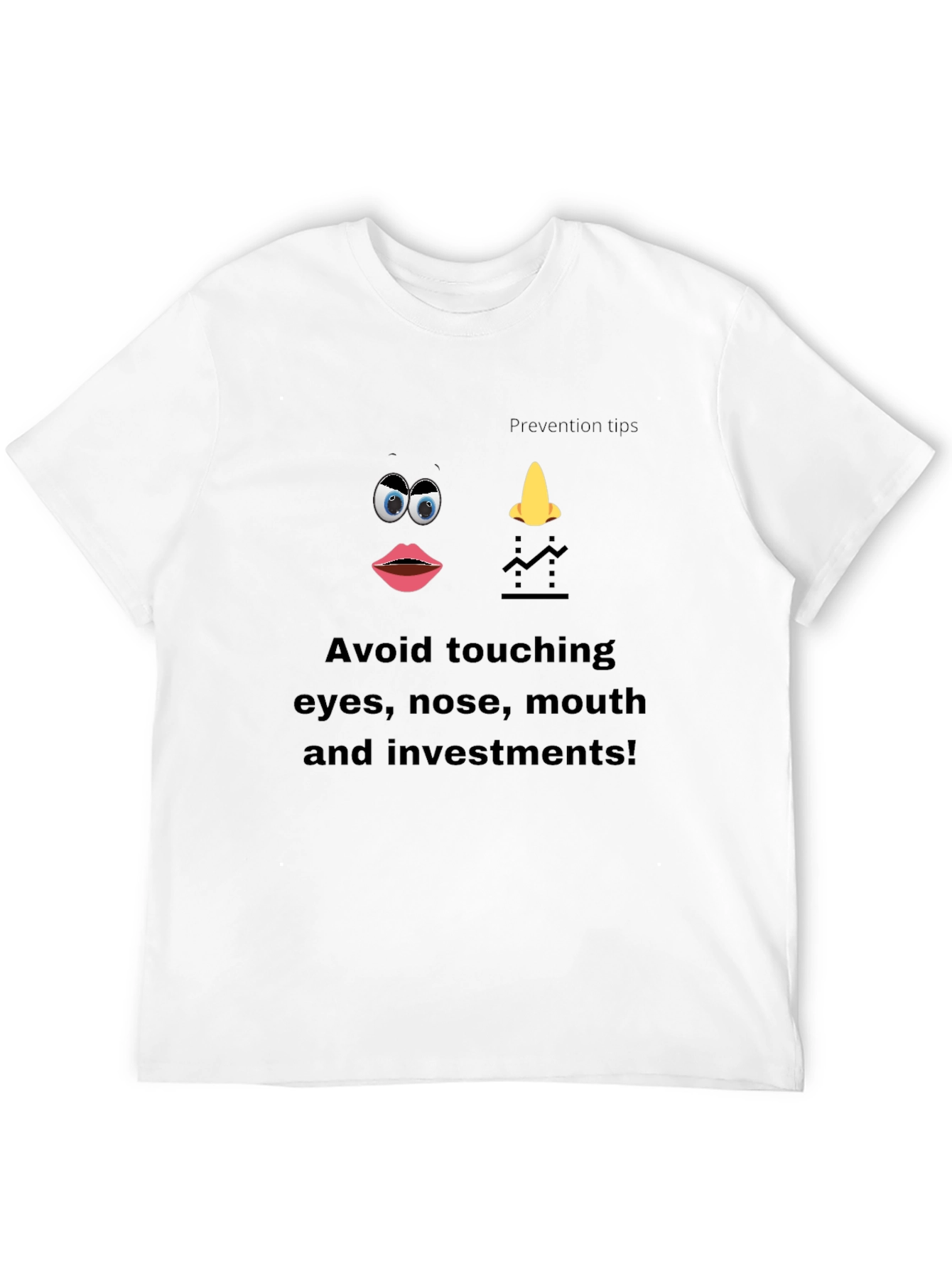 Funny Prevention Tips Black T-Shirt