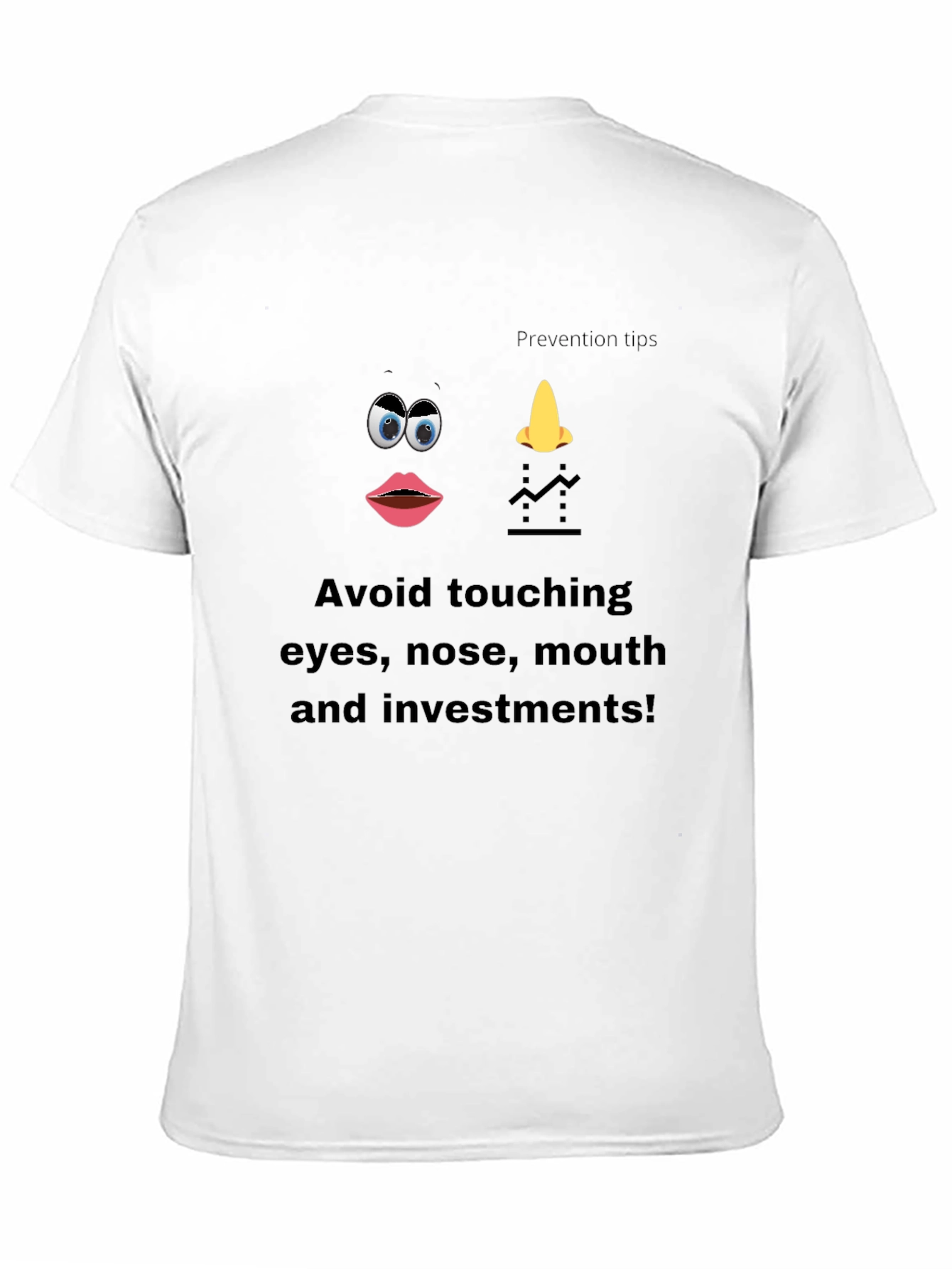 Funny Prevention Tips Black T-Shirt