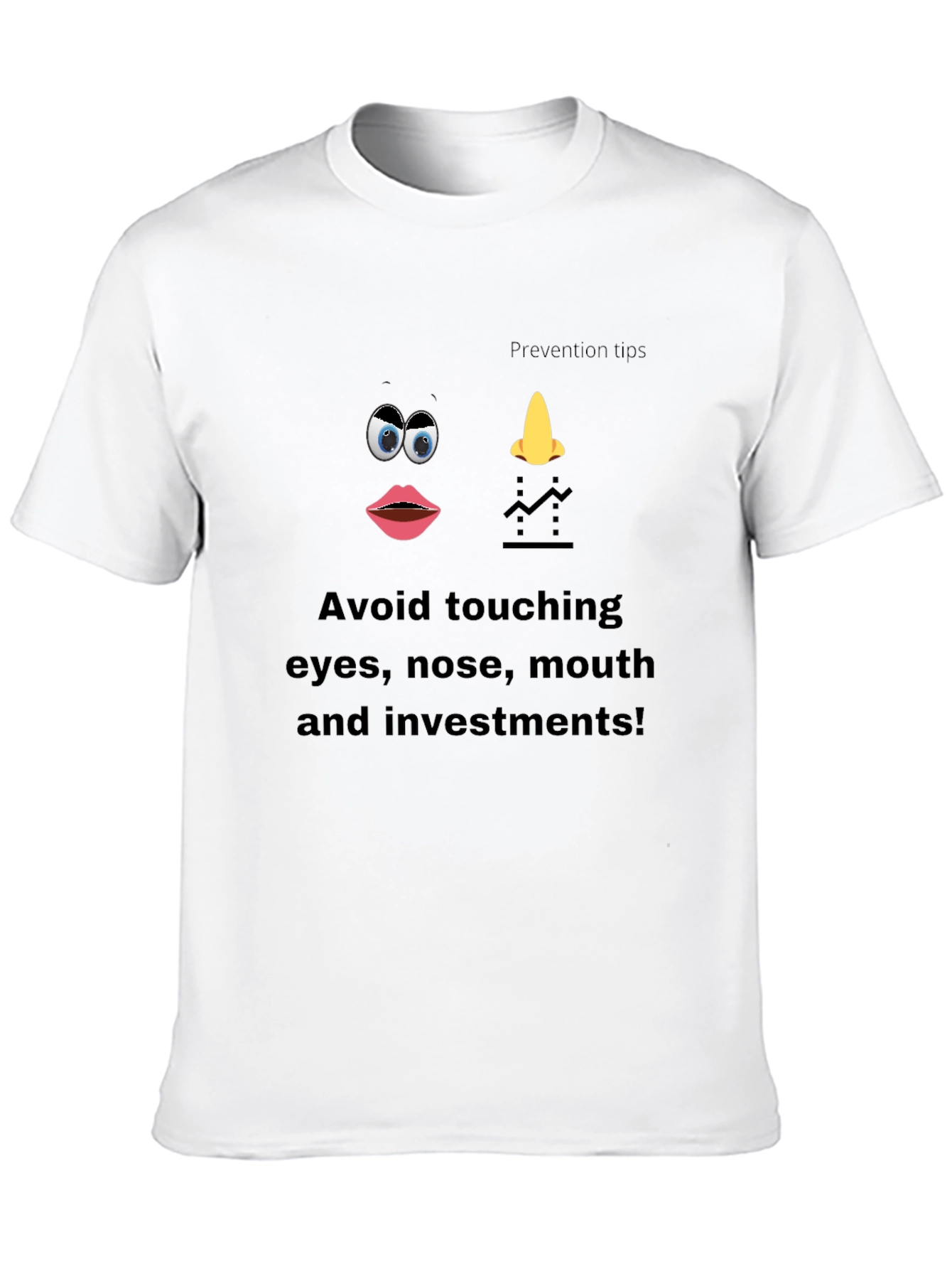 Funny Prevention Tips Black T-Shirt