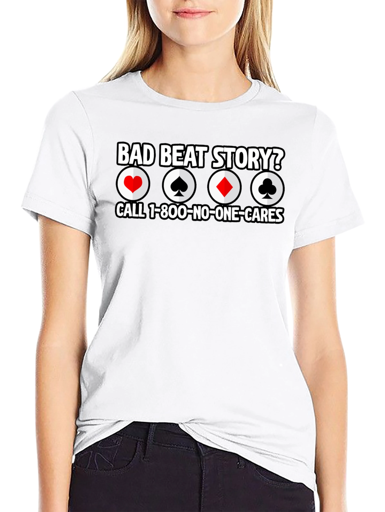 Bad Beat Story T-Shirt - Poker Funny Tee