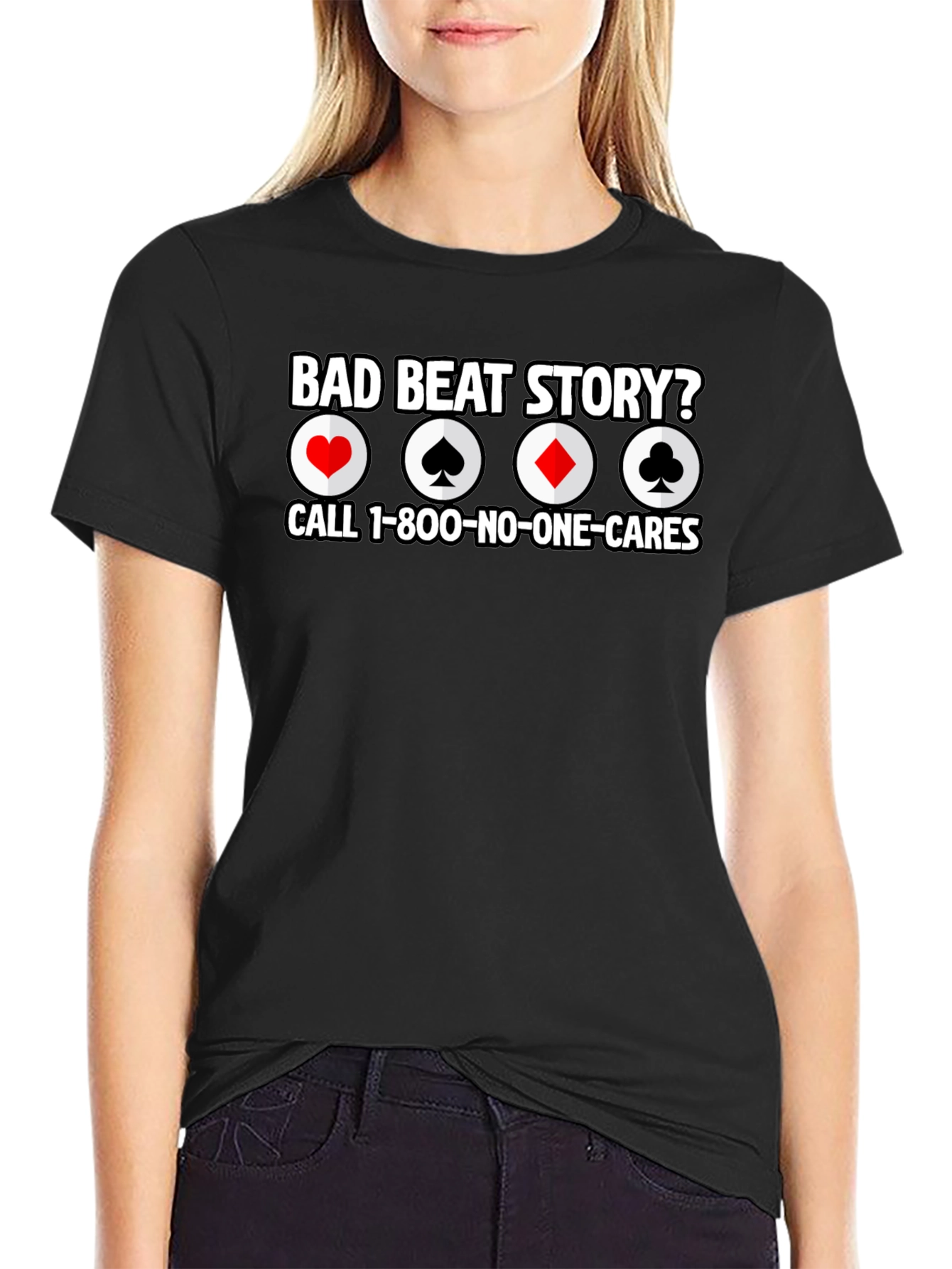 Bad Beat Story T-Shirt - Poker Funny Tee