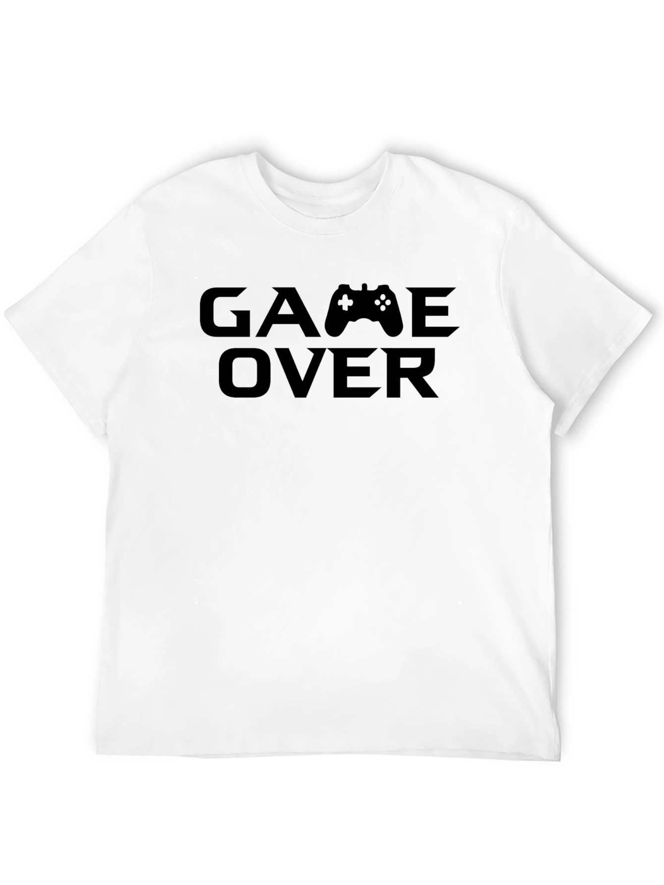 Game Over Black T-Shirt for Gamers