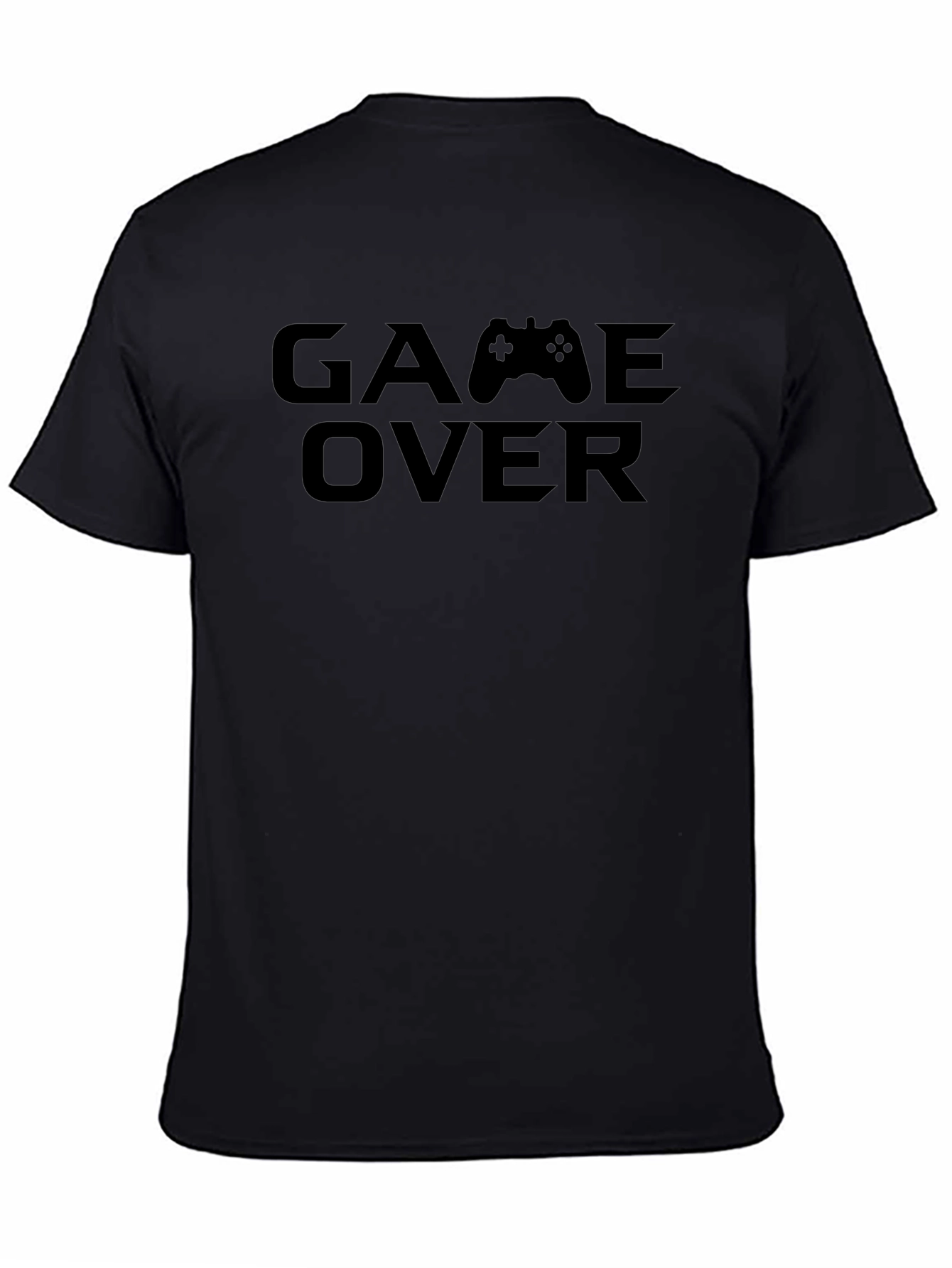 Game Over Black T-Shirt for Gamers