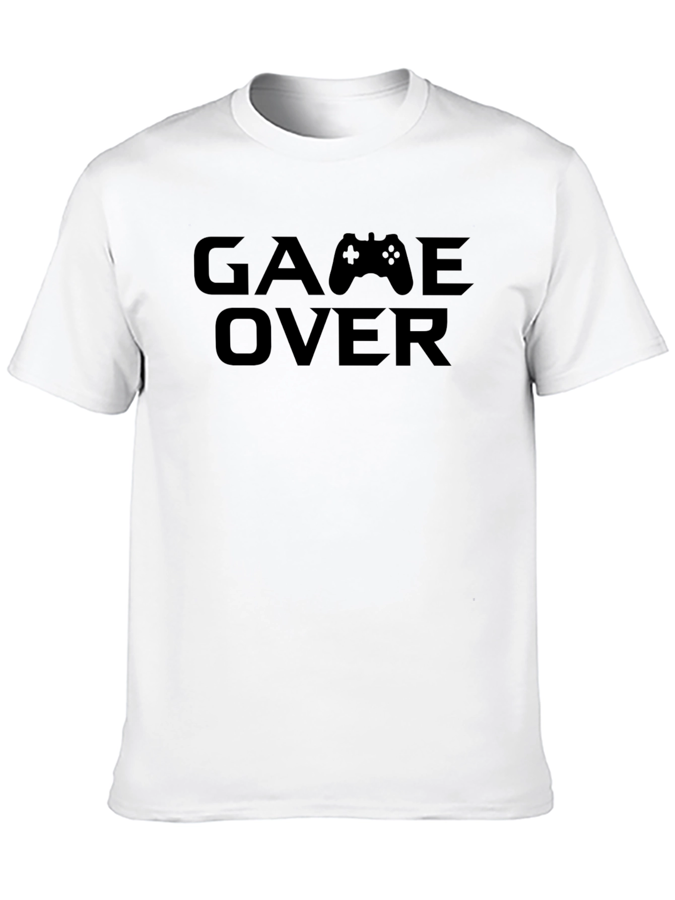 Game Over Black T-Shirt for Gamers