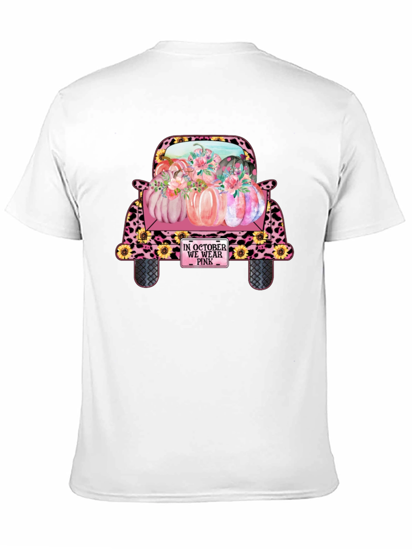 October We Wear Pink Truck T-Shirt
