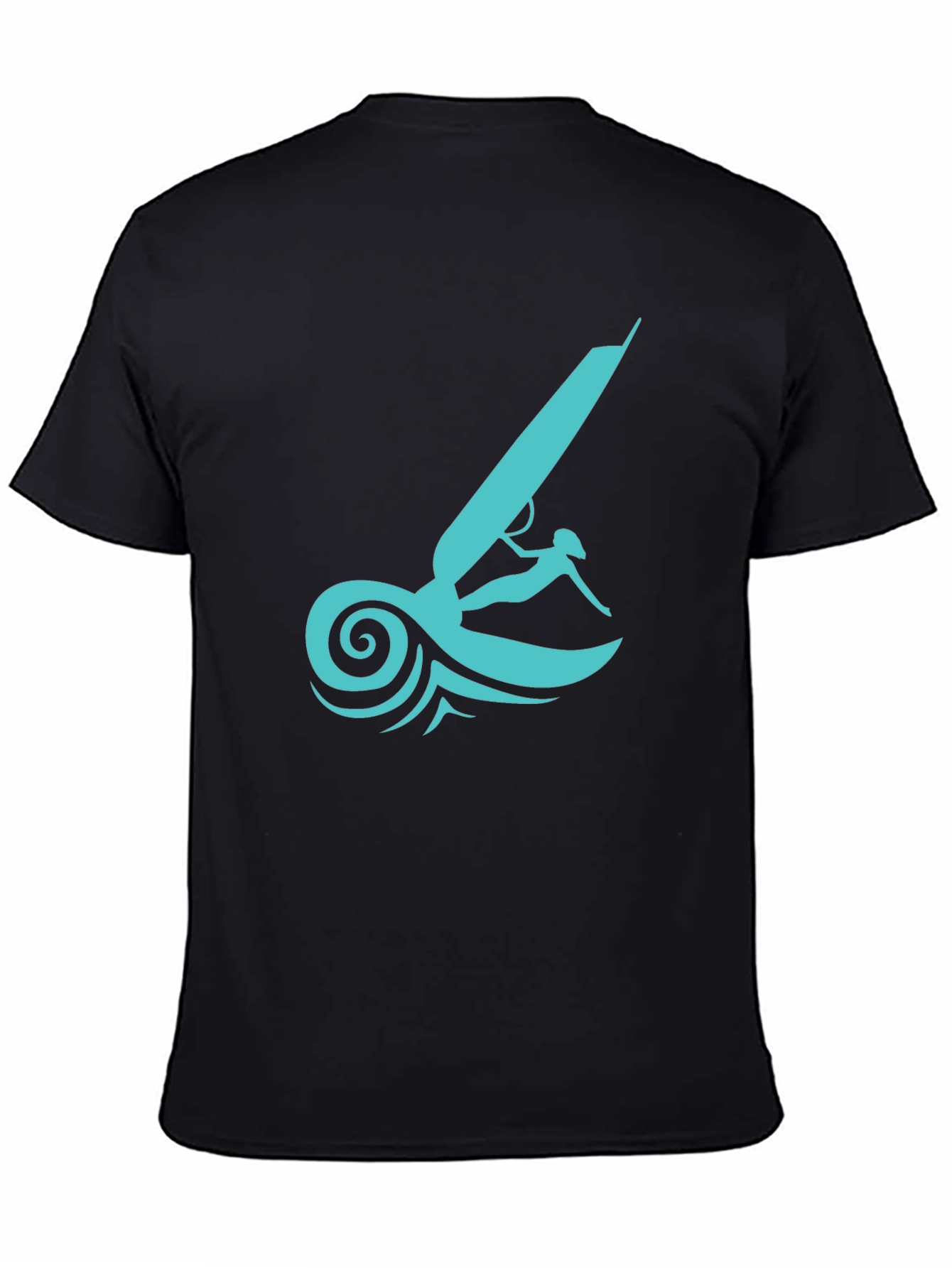 Windsurfer Graphic Tee - Black
