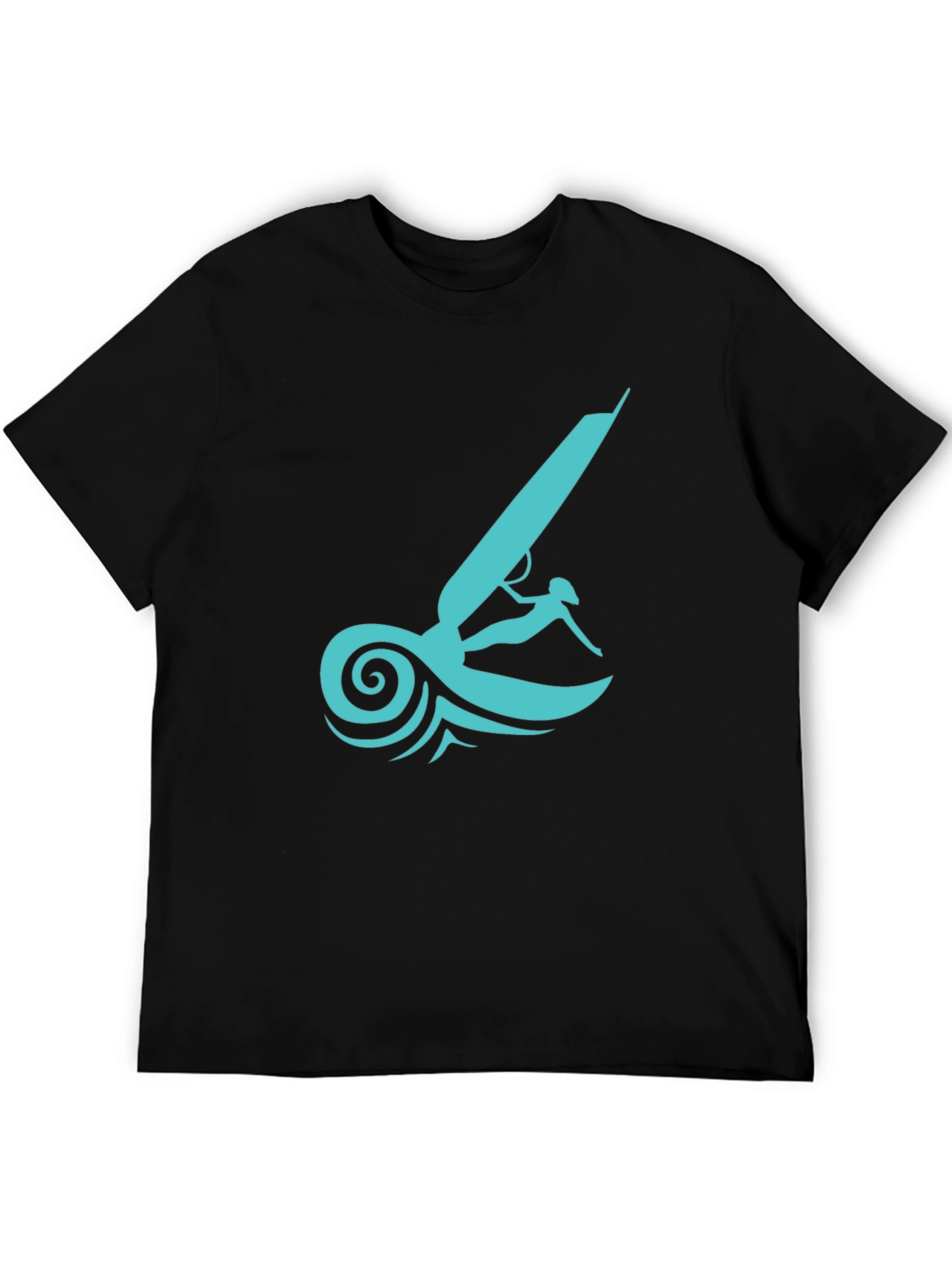 Windsurfer Graphic Tee - Black