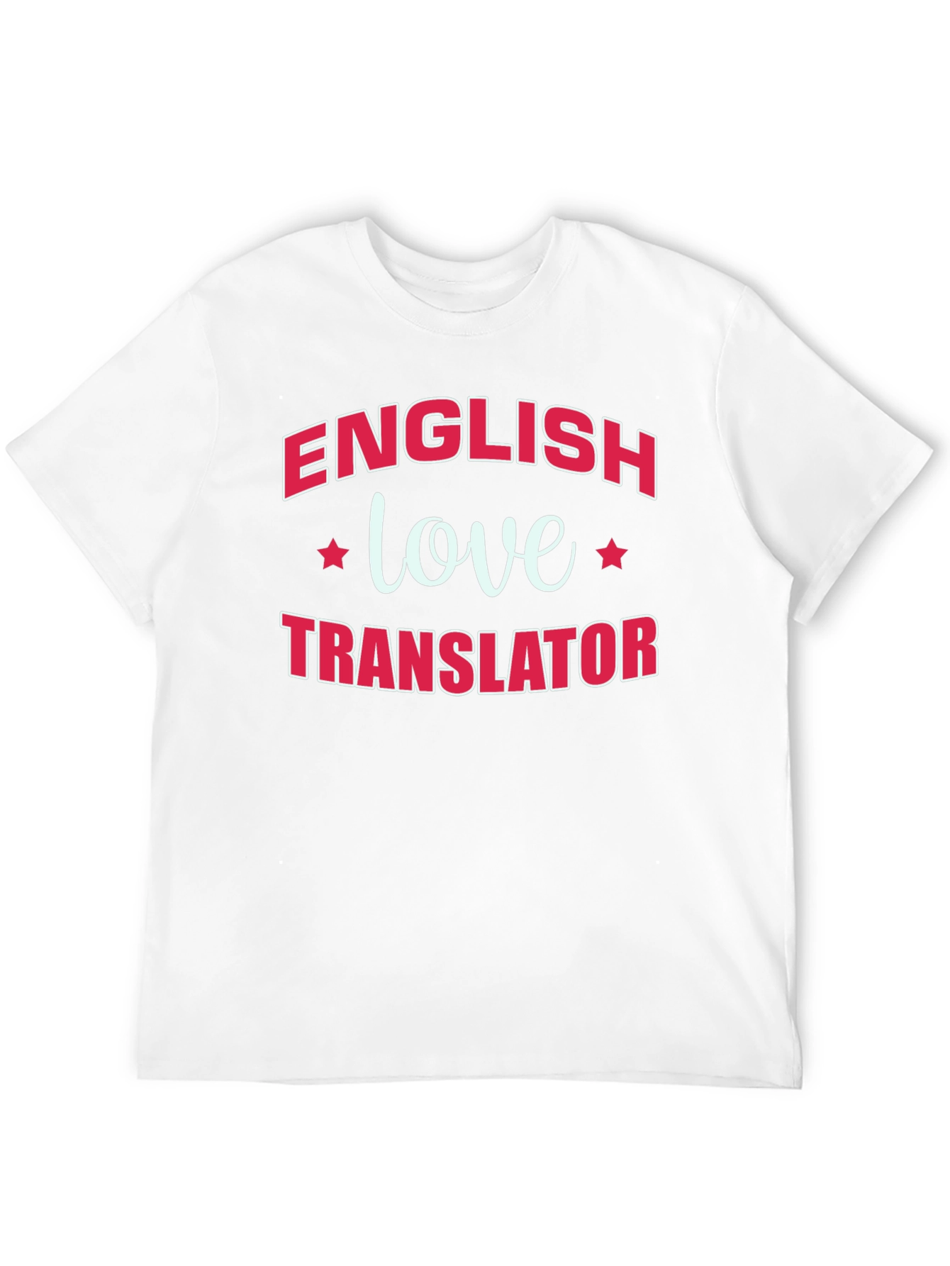 English Love Translator Black T-Shirt