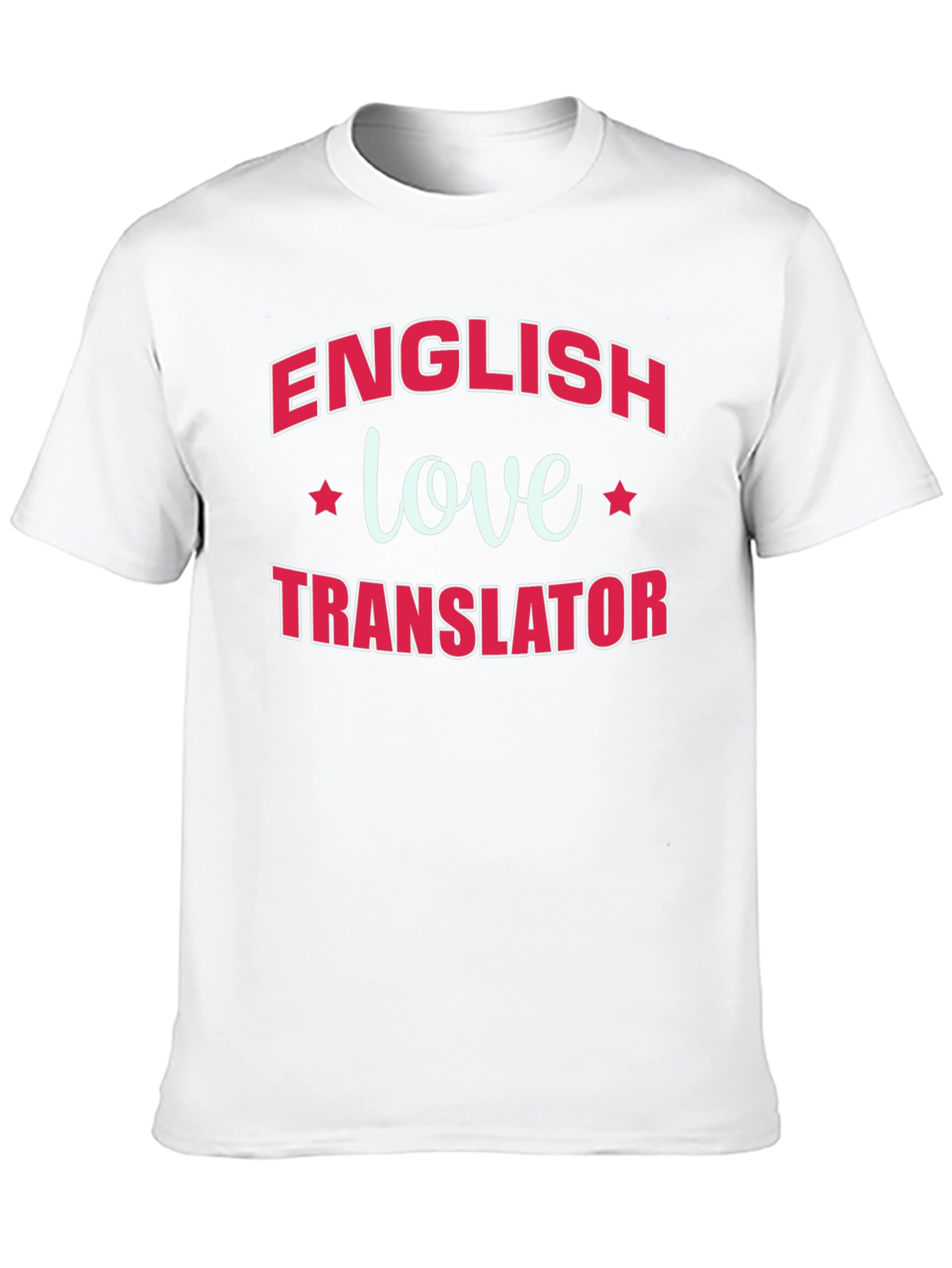 English Love Translator Black T-Shirt