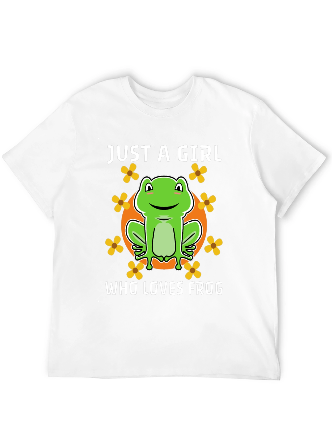 Just a Girl Who Loves Frog Black T-Shirt