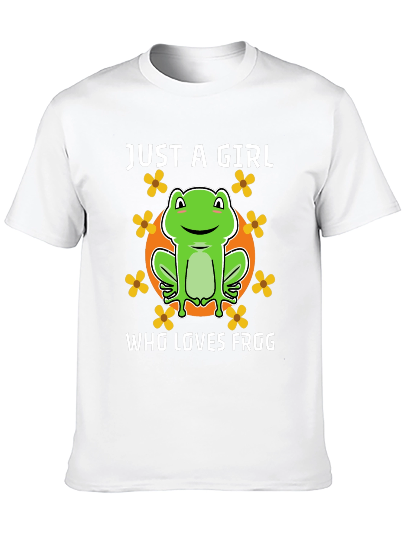 Just a Girl Who Loves Frog Black T-Shirt
