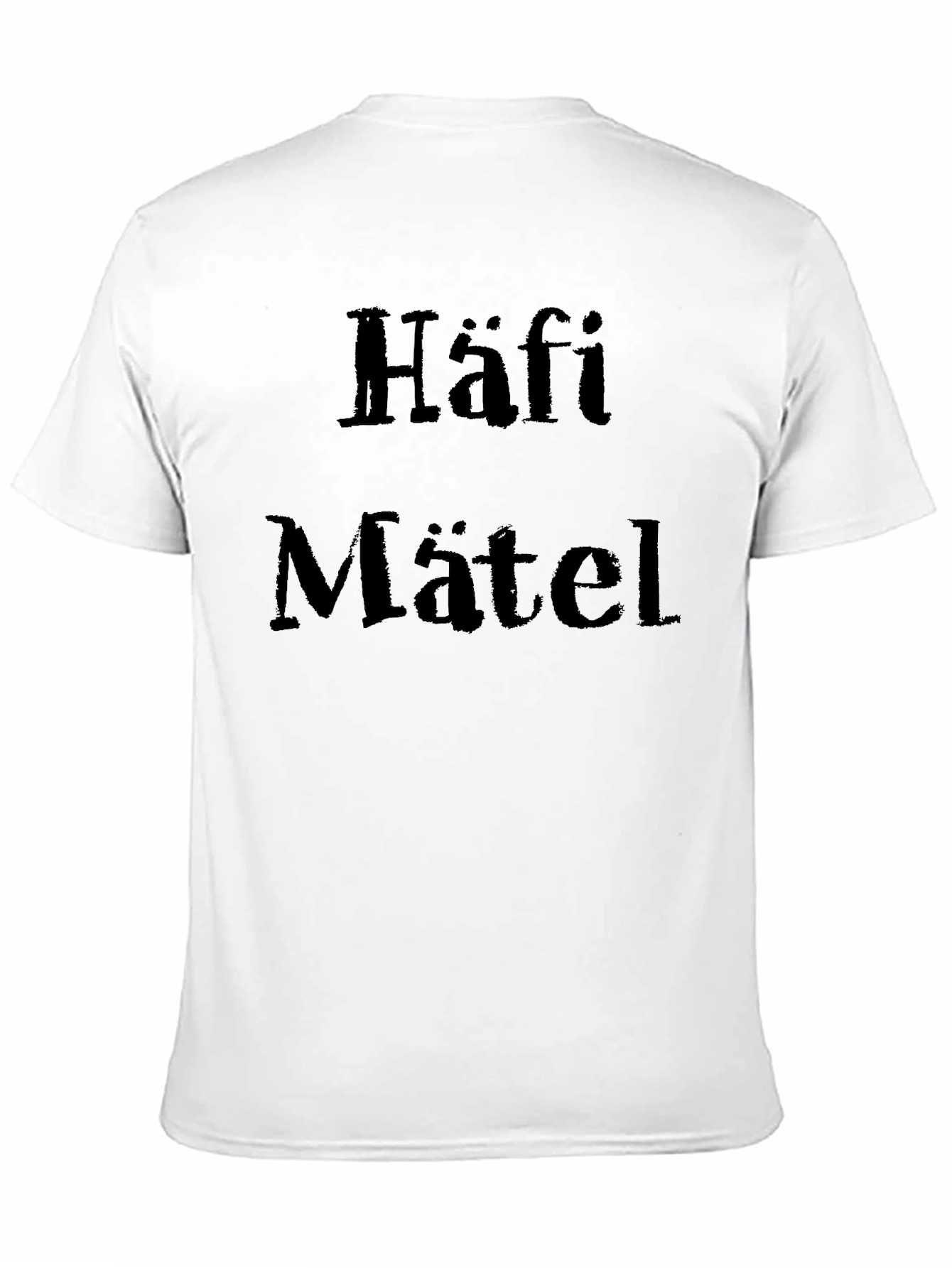 Häfi Mätel Black T-Shirt - Unique Design