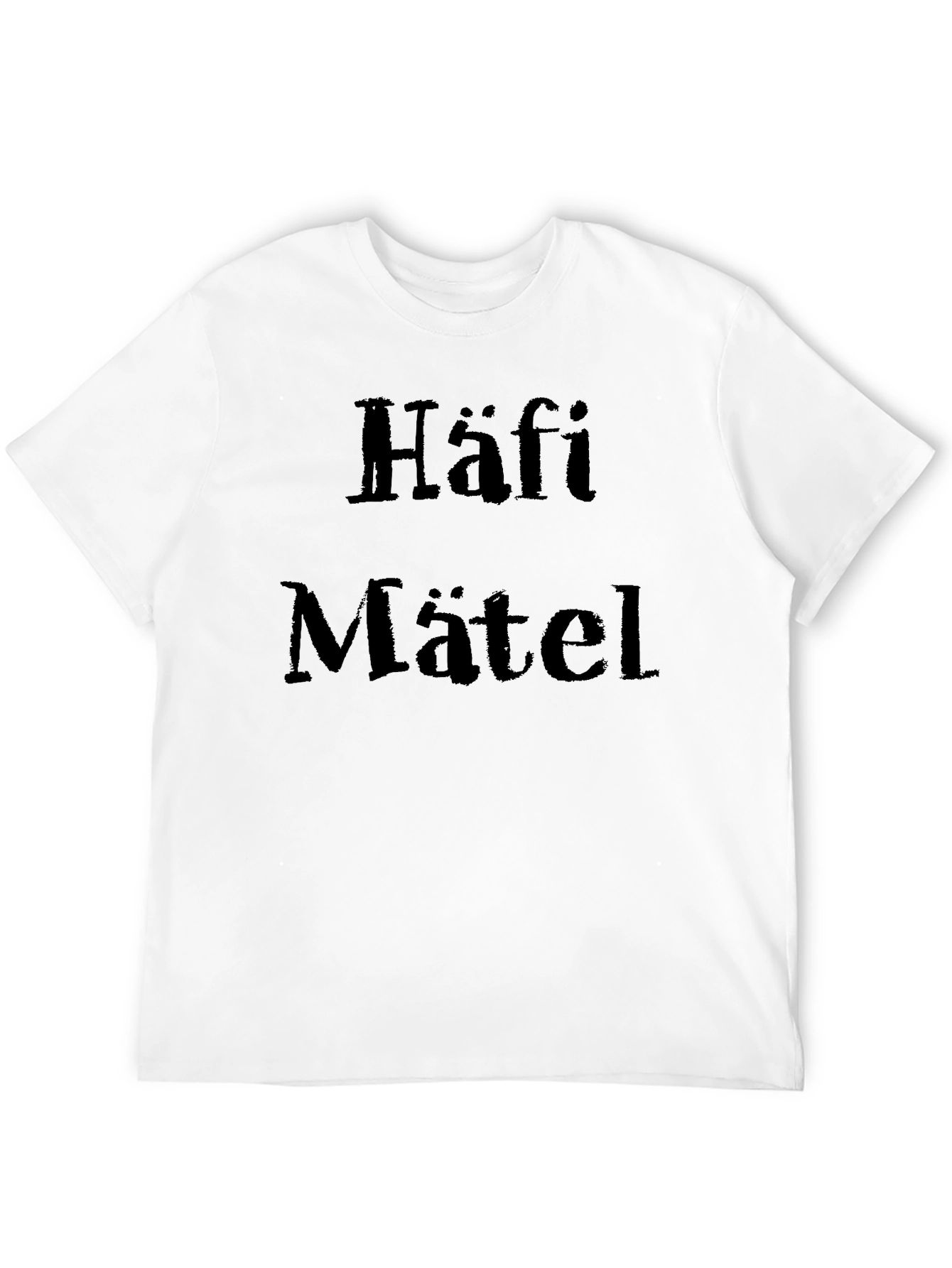 Häfi Mätel Black T-Shirt - Unique Design