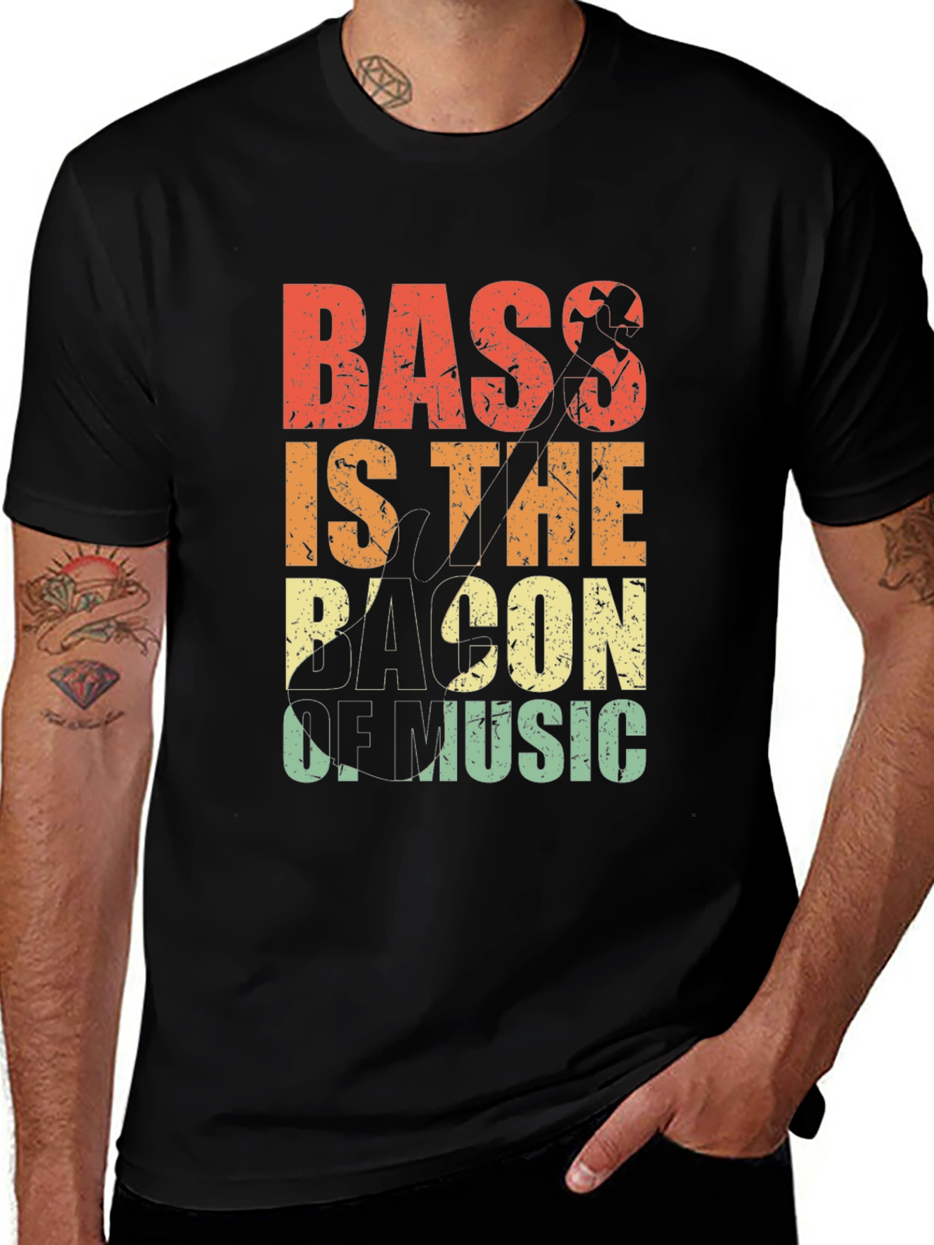 Bass Is The Bacon Of Music T-Shirt