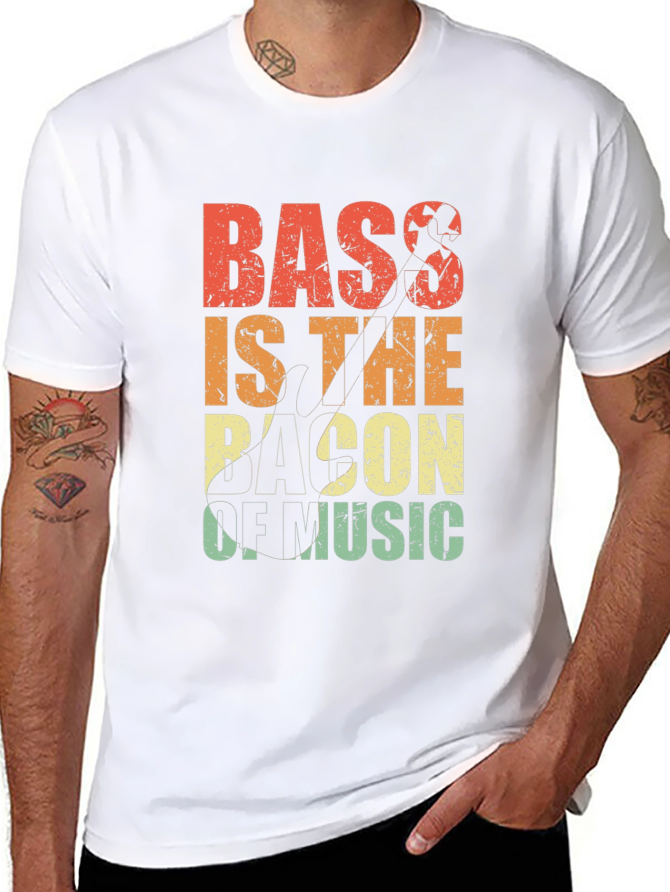 Bass Is The Bacon Of Music T-Shirt