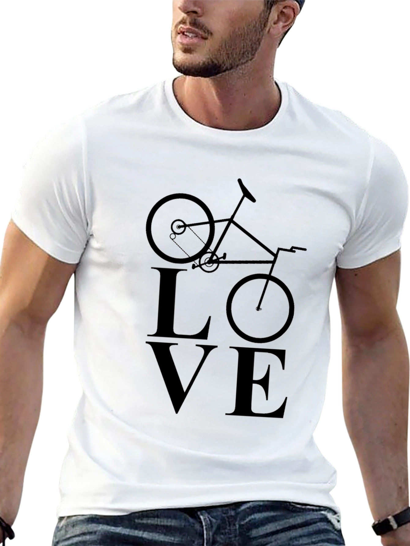Love Biking Graphic T-Shirt