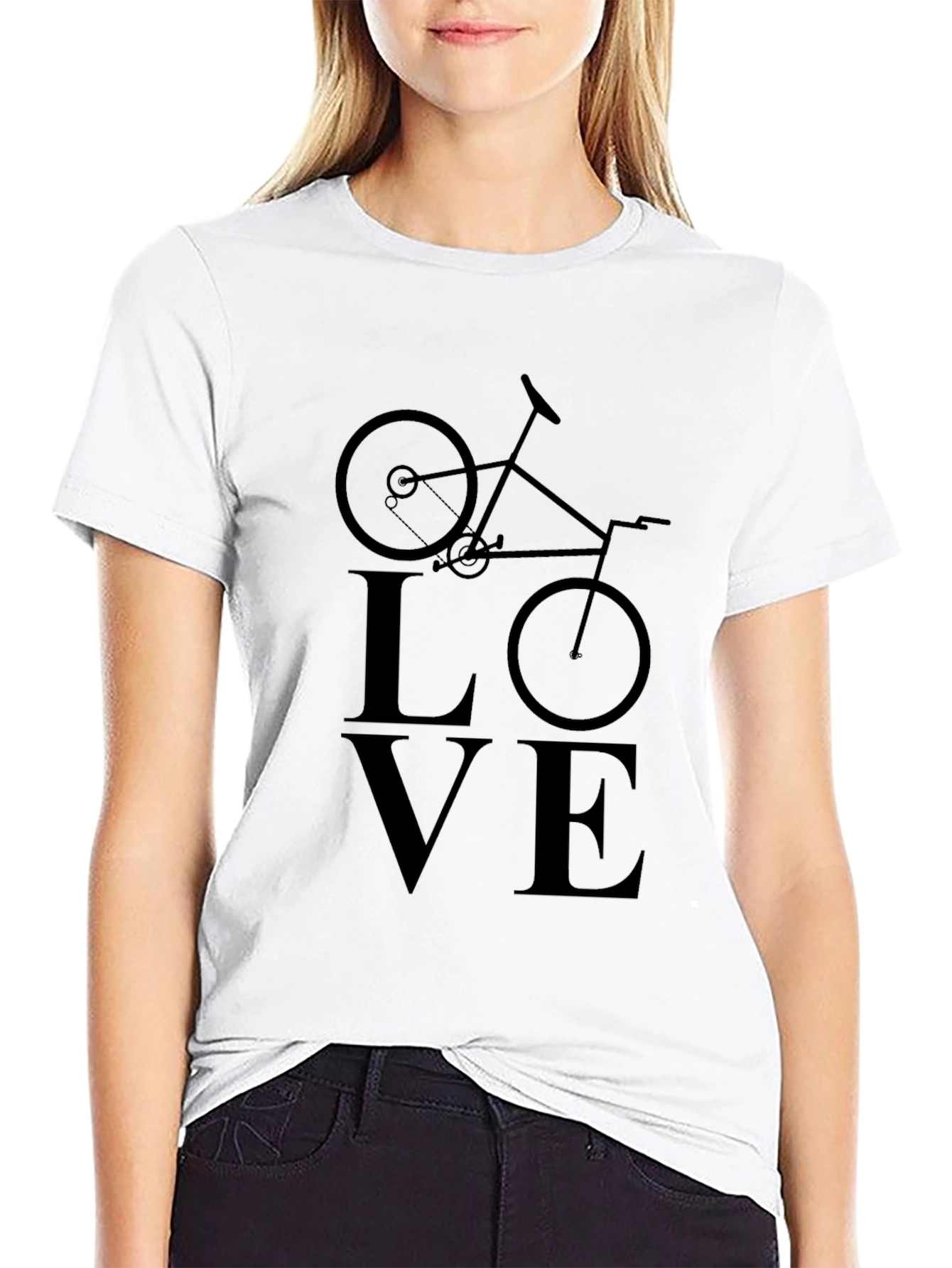 Love Biking Graphic T-Shirt