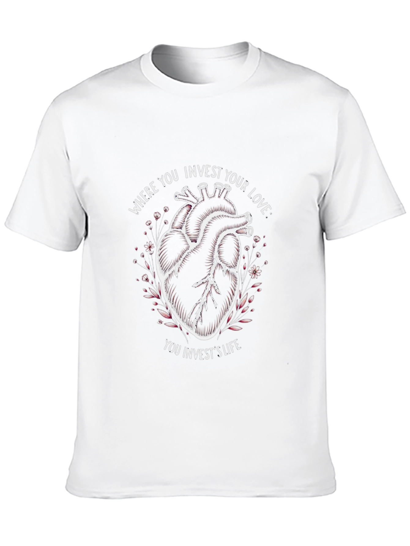 Anatomical Heart T-Shirt: Invest Your Love