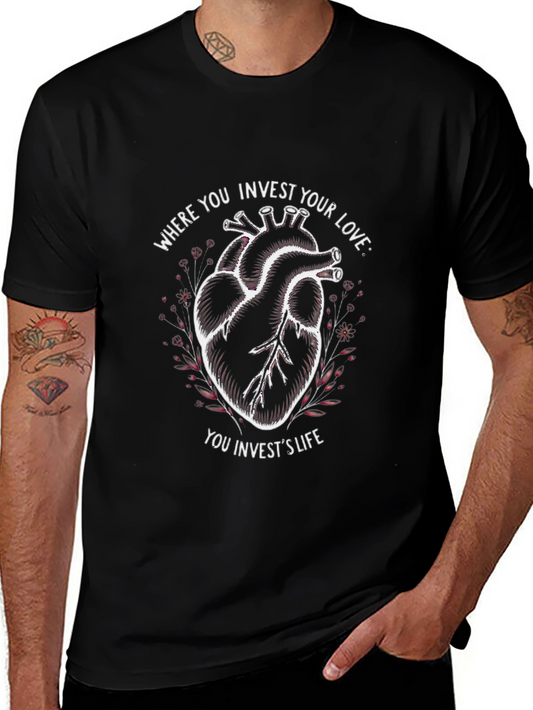 Anatomical Heart T-Shirt: Invest Your Love