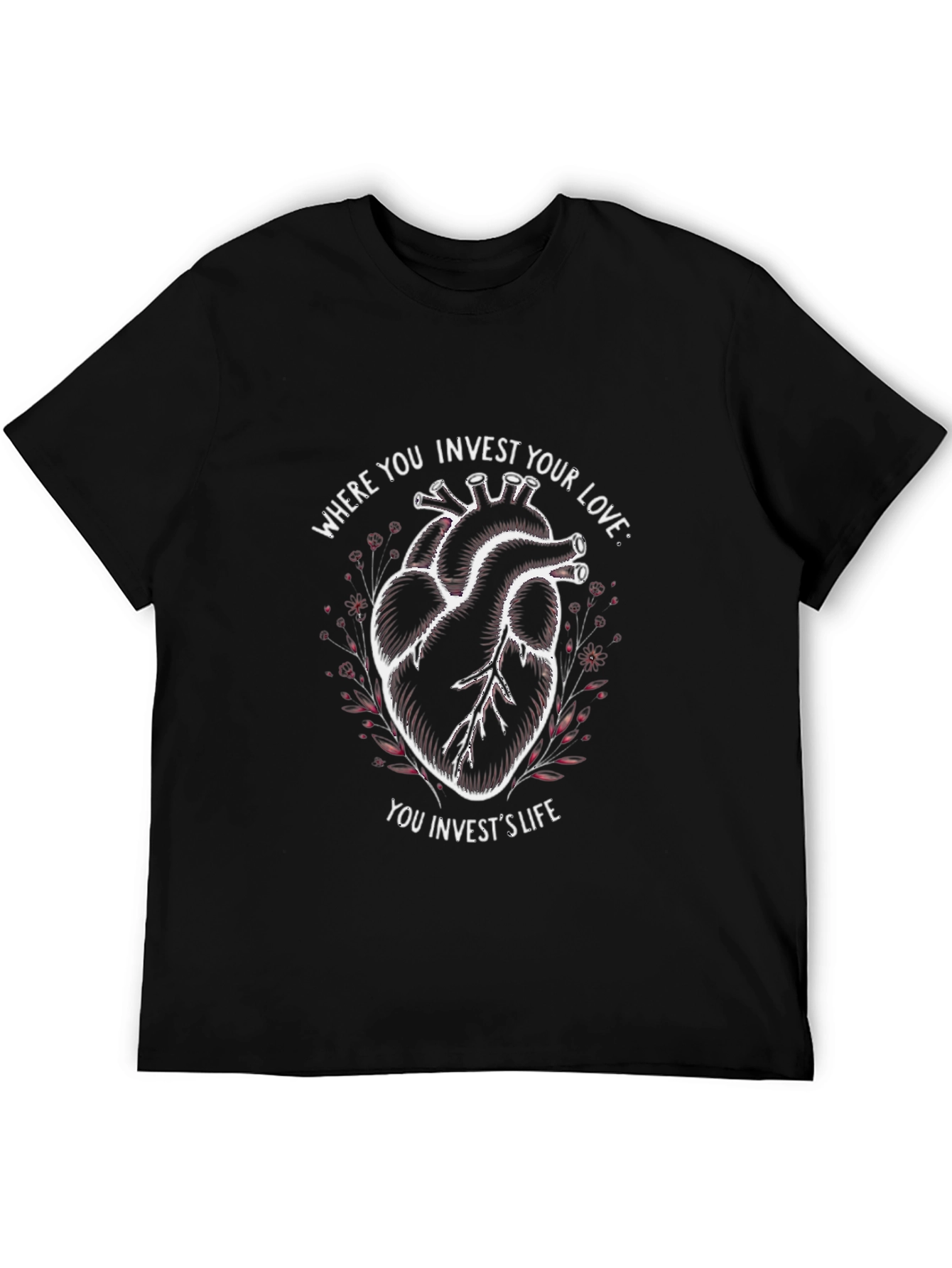 Anatomical Heart T-Shirt: Invest Your Love
