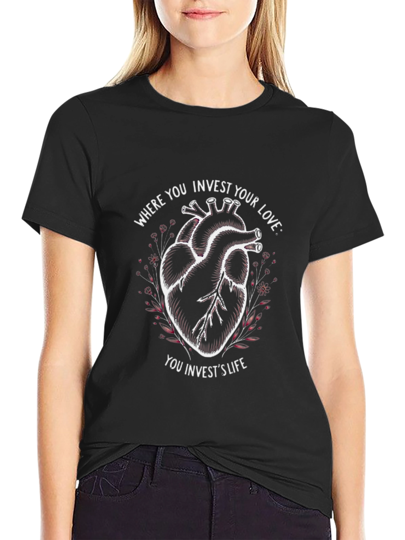 Anatomical Heart T-Shirt: Invest Your Love