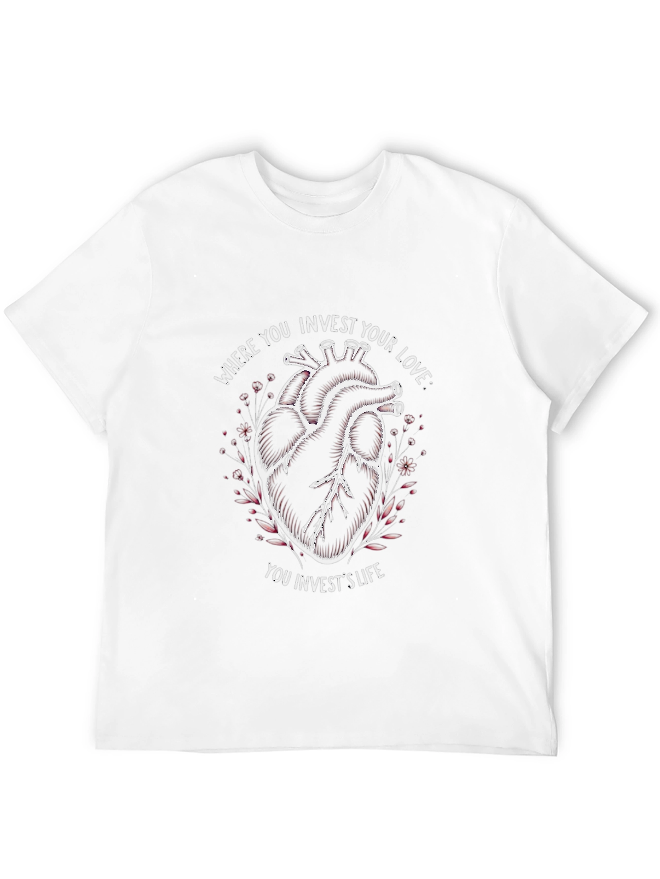 Anatomical Heart T-Shirt: Invest Your Love