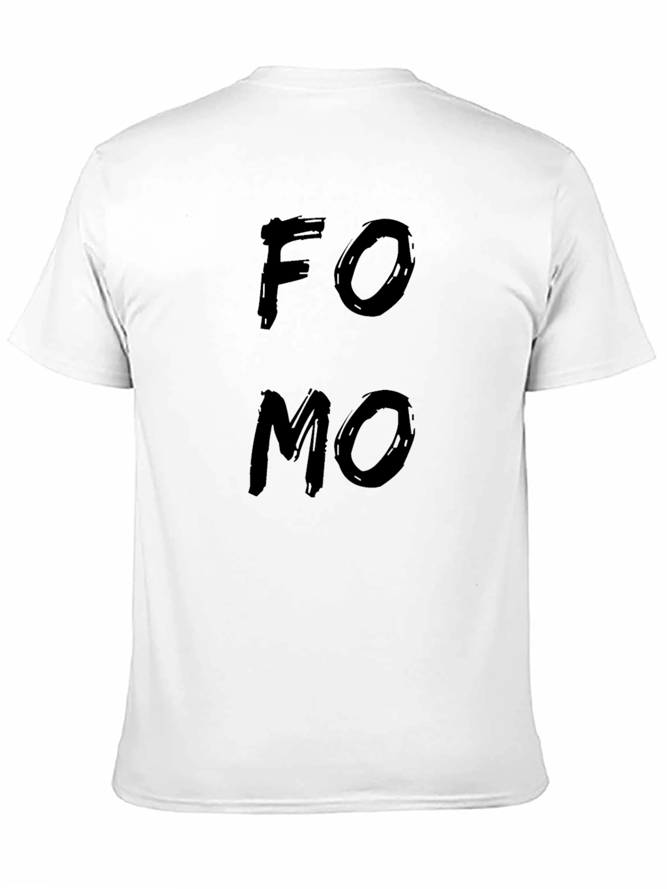 FOMO T-Shirt - Black Cotton Graphic Tee
