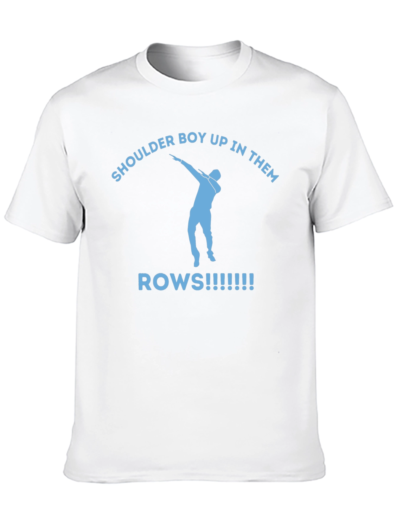 Shoulder Boy Up in Them Rows Graphic Tee