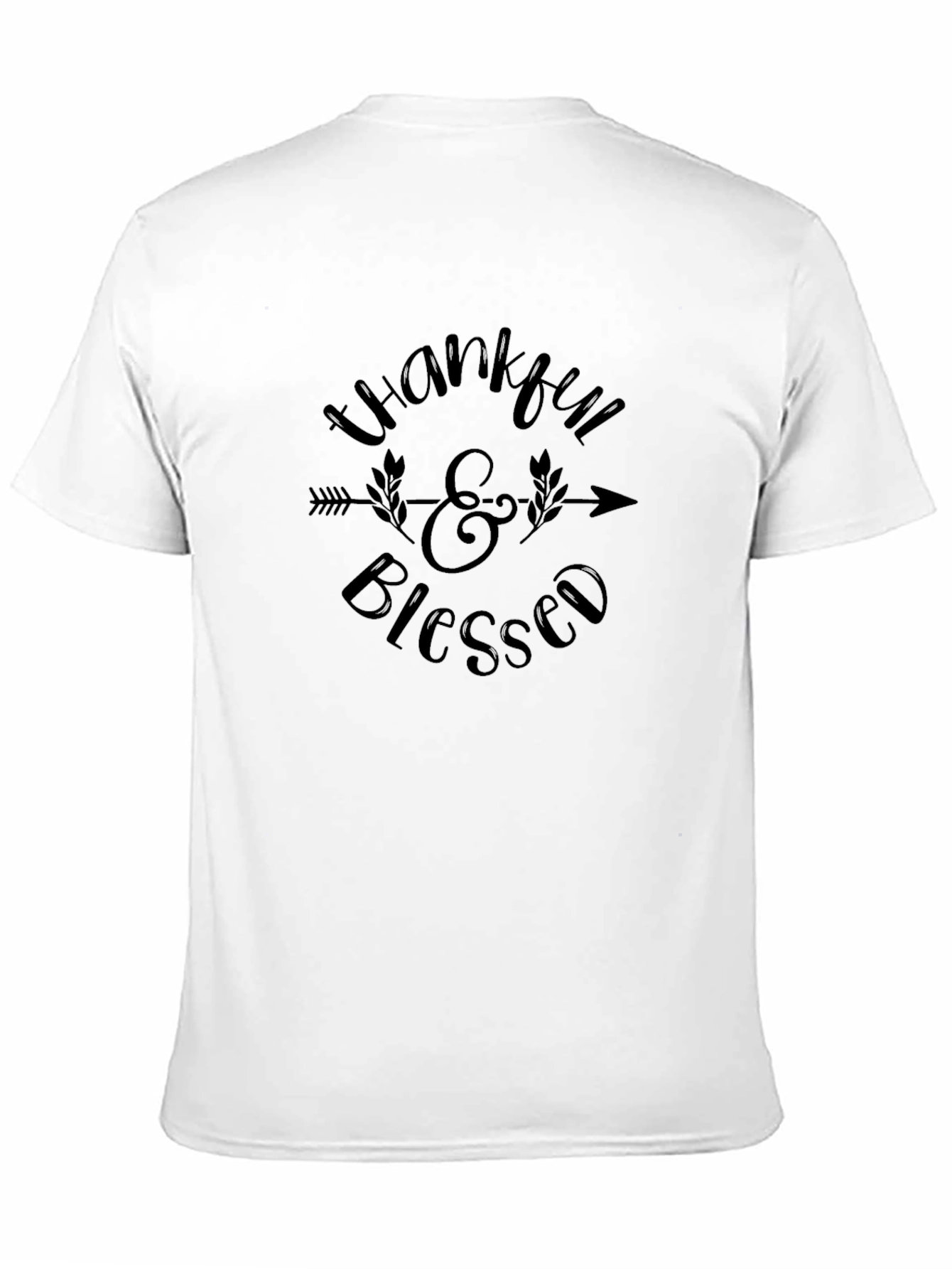 Thankful & Blessed Graphic Tee - Stylish Casual Wear
