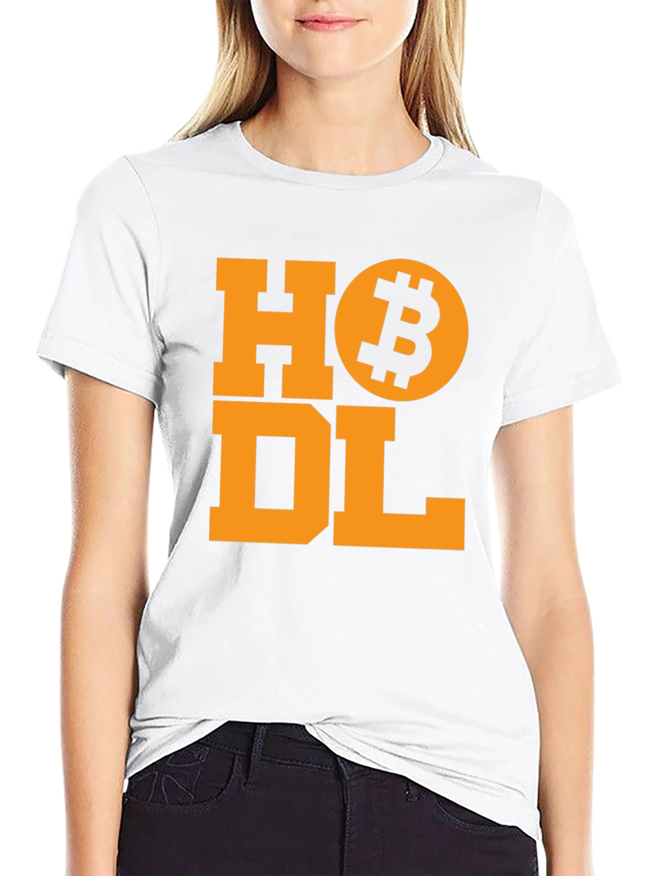 HODL Bitcoin Crypto Black T-Shirt