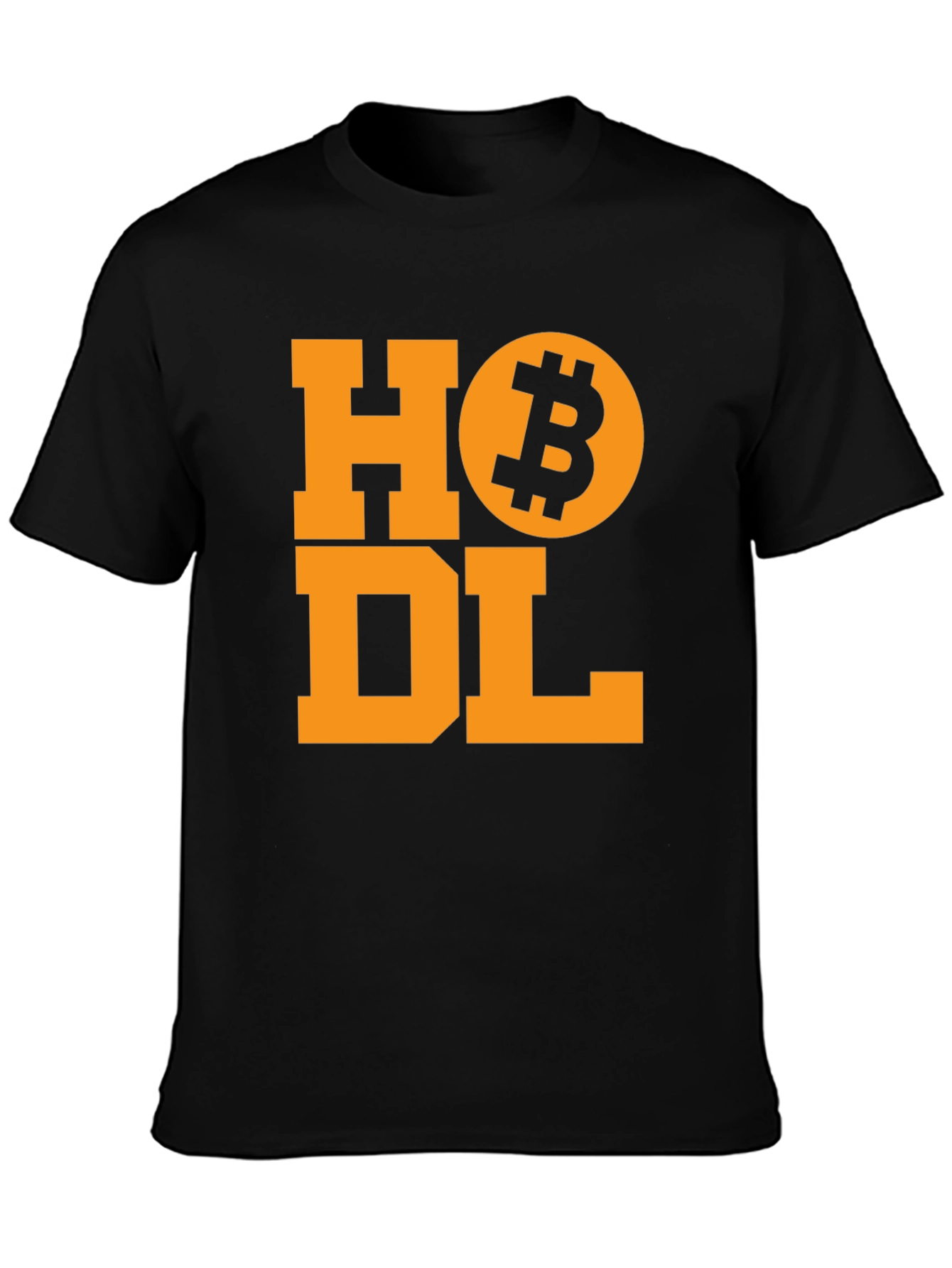 HODL Bitcoin Crypto Black T-Shirt