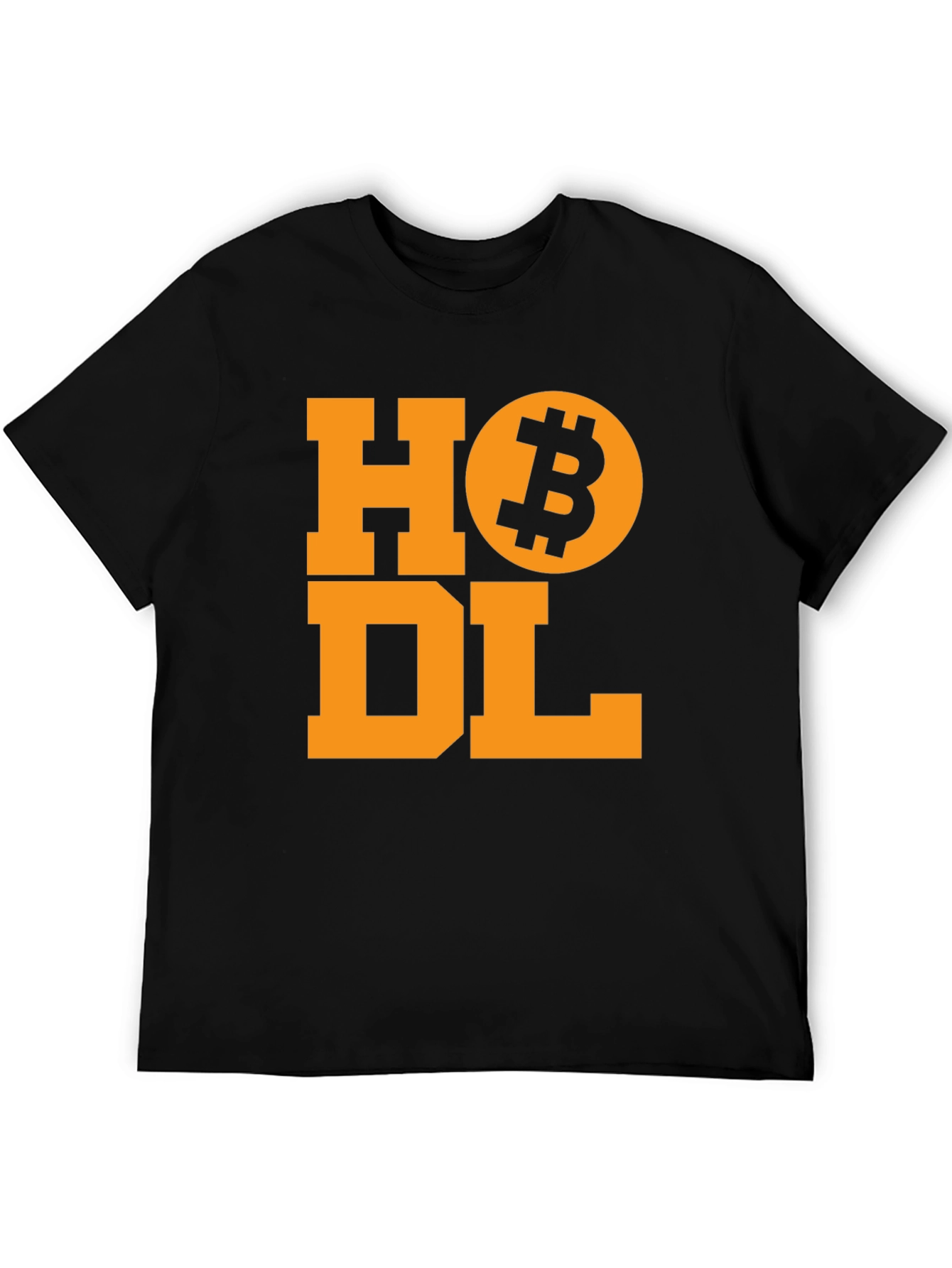 HODL Bitcoin Crypto Black T-Shirt