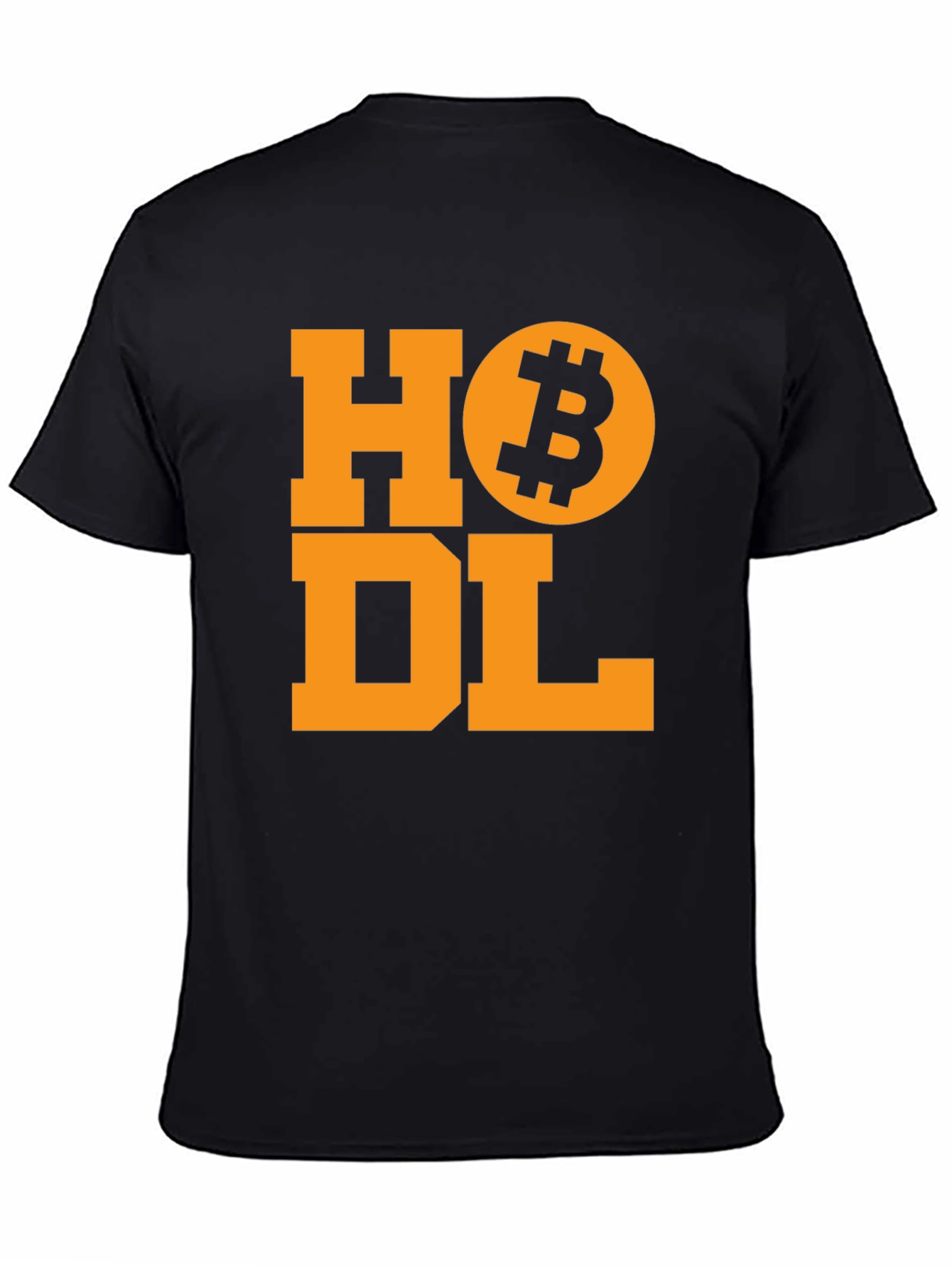 HODL Bitcoin Crypto Black T-Shirt
